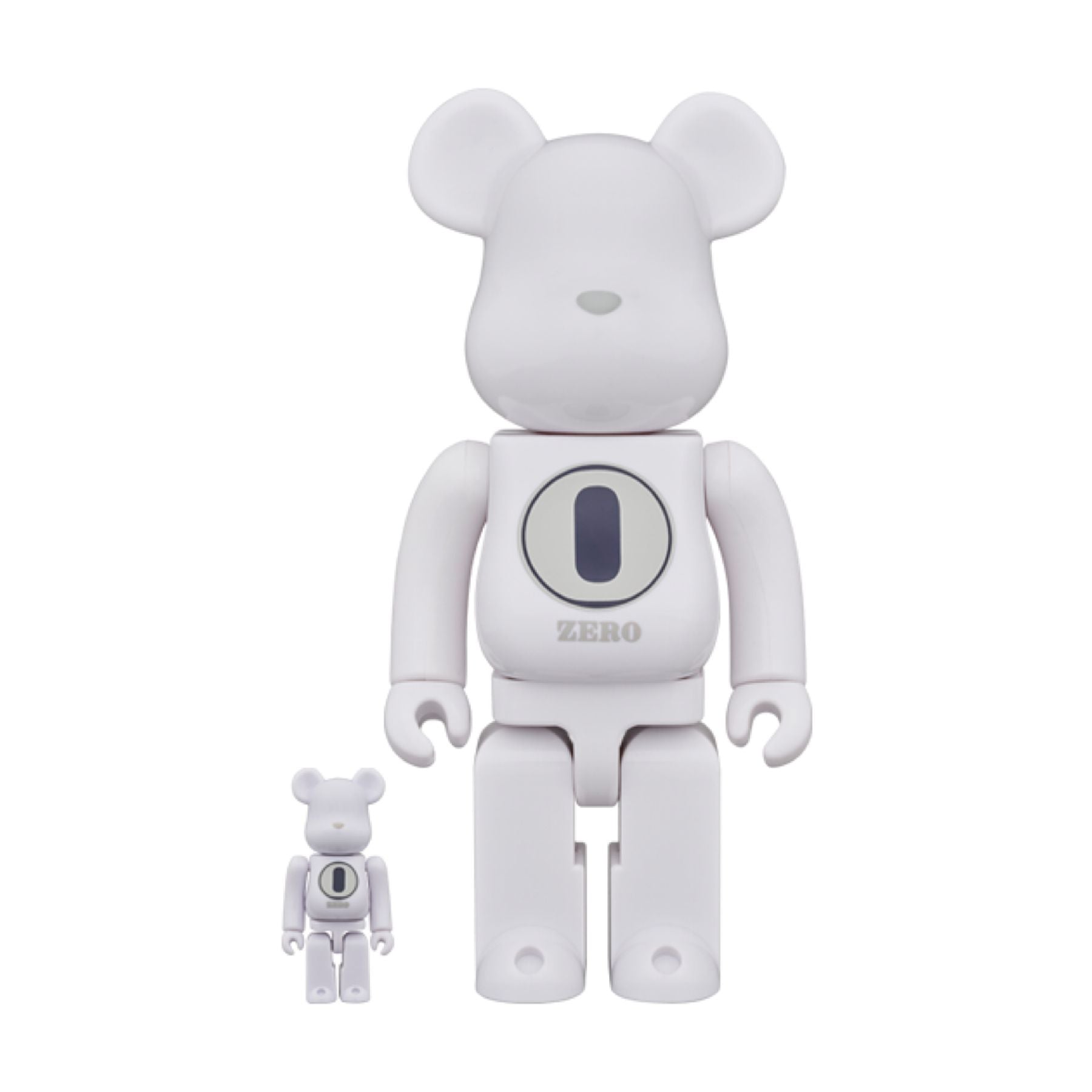100% & 400% BE@RBRICK ROBERT INDIANA × fragmentdesign WHITE