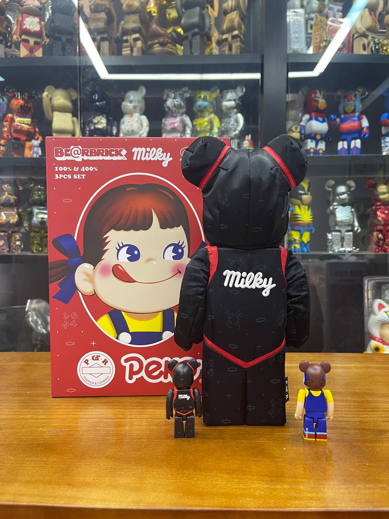100% & 400% BE@RBRICK POTR ペコちゃん