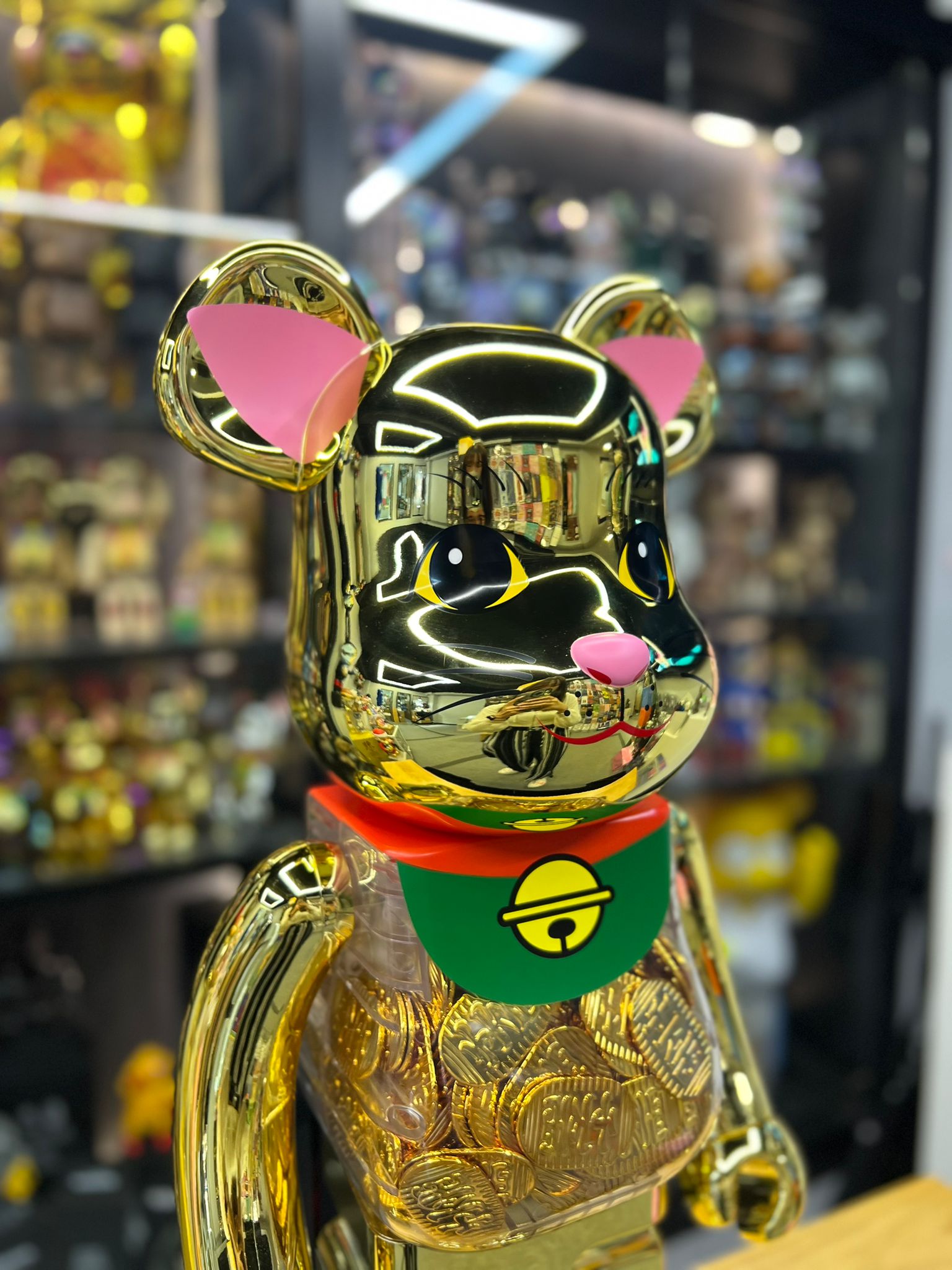 1000% Be@rbrick 招き猫 小判 (招財貓)