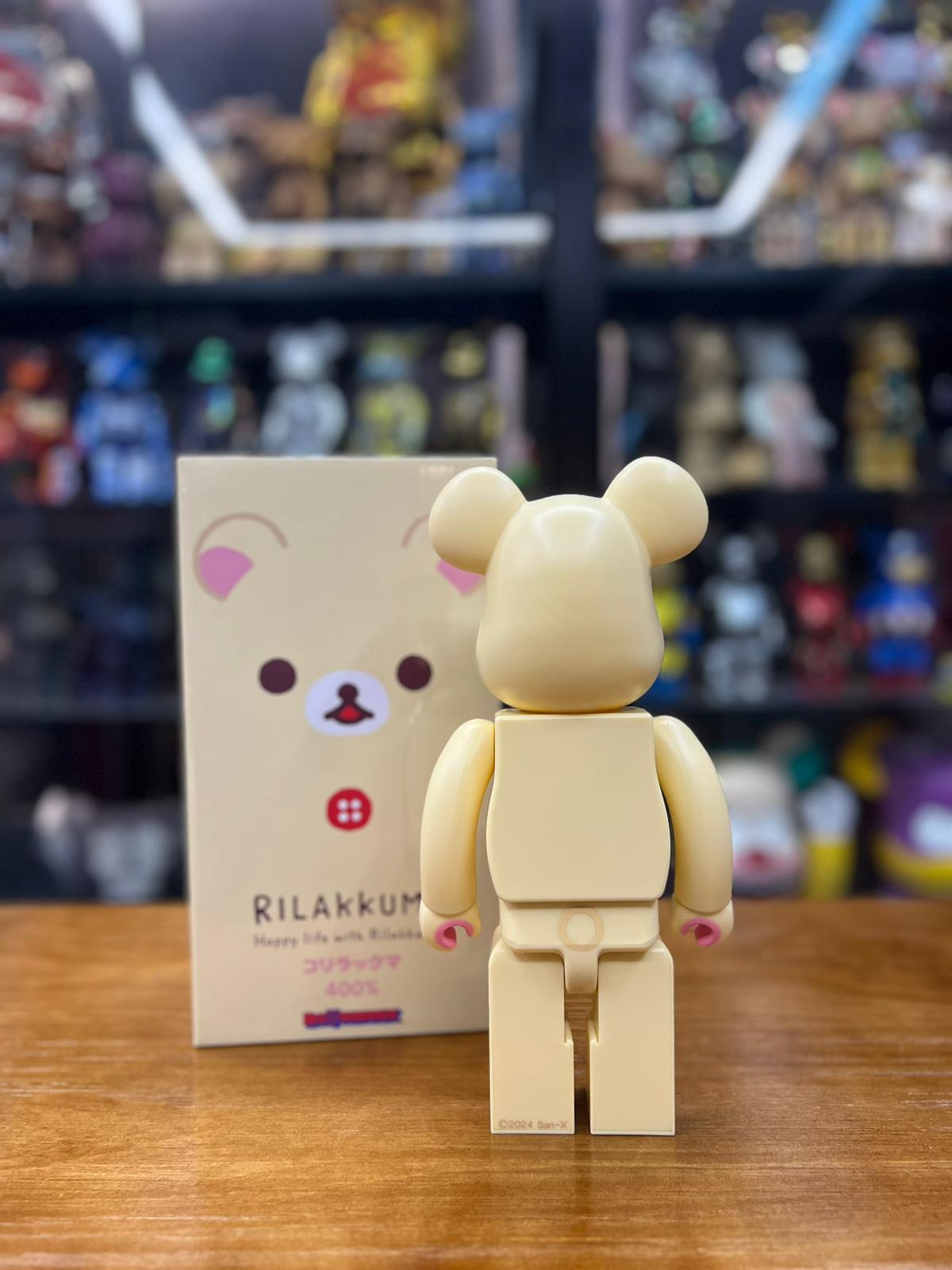 400% BE@RBRICK コリラックマ (輕鬆小熊)Rilakkuma 牛奶熊