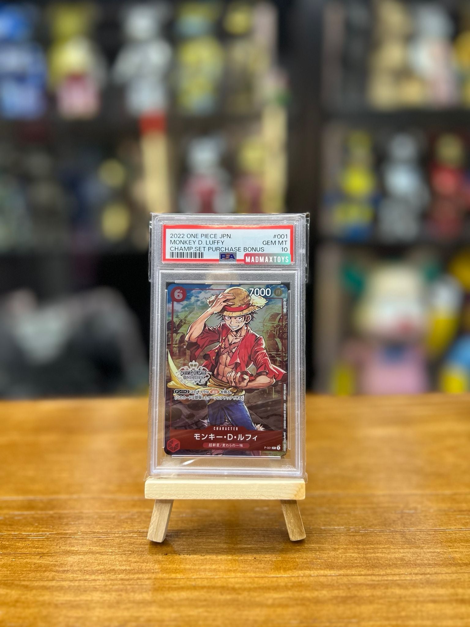 PSA 10 One Piece Card P-001 モンキー・D・ルフィ