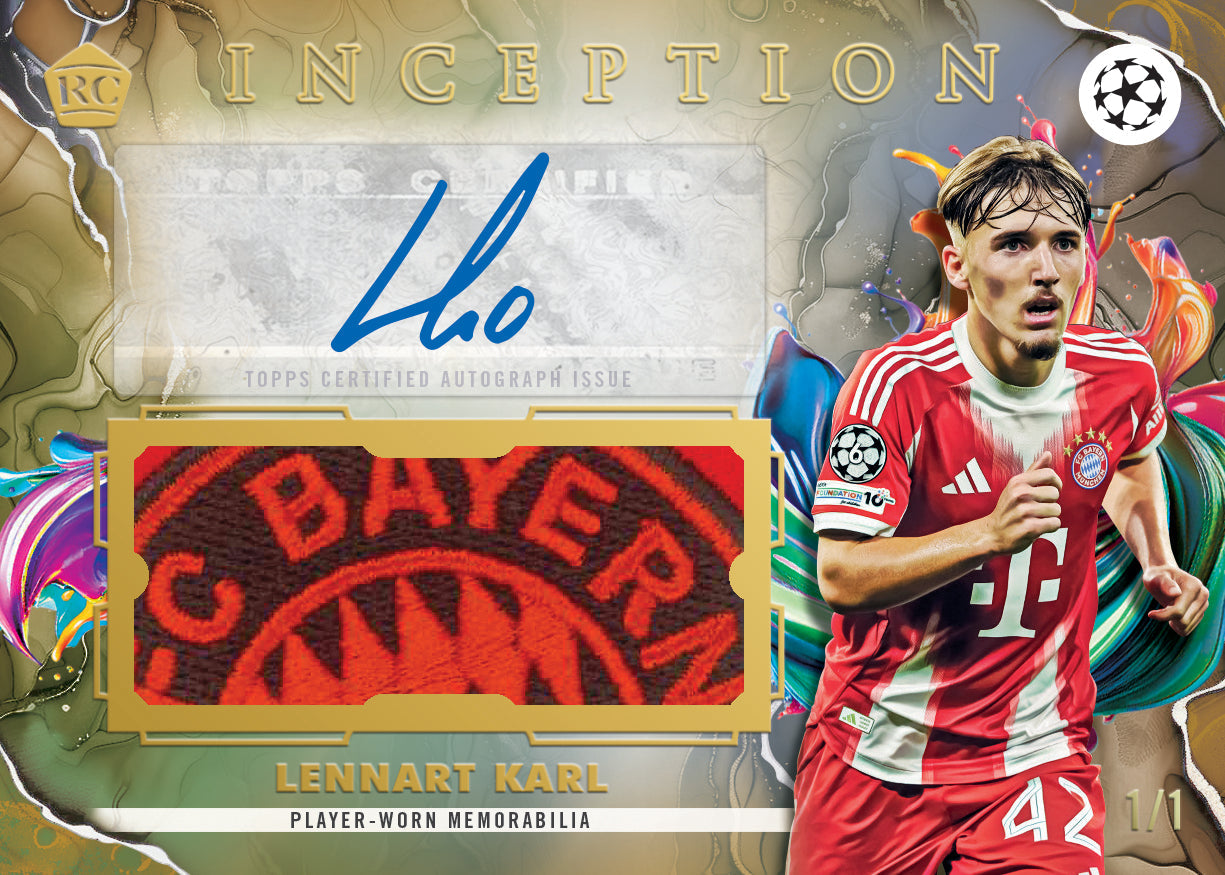 2025-26 Topps Inception UEFA Club Competitions