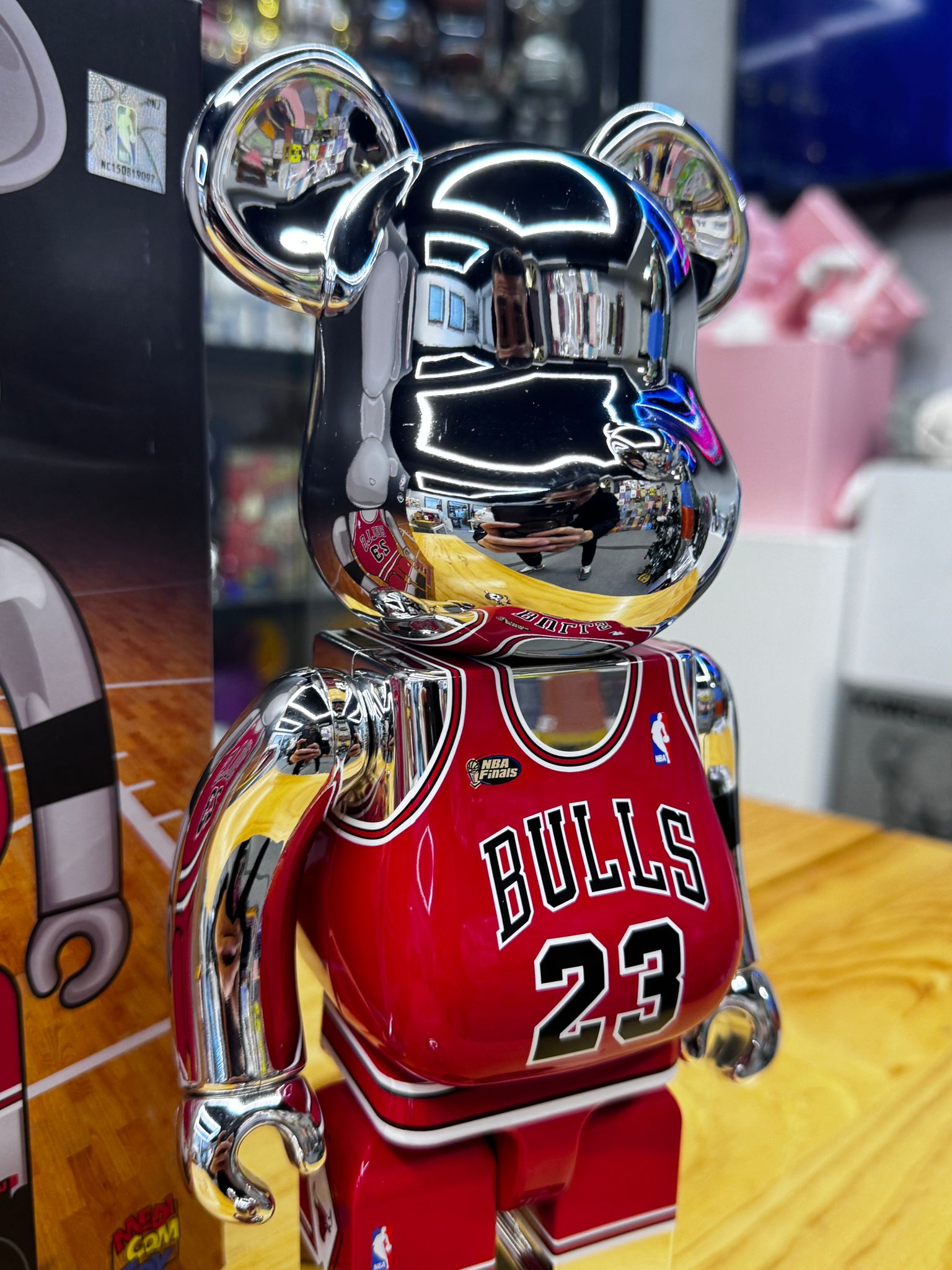 100% & 400% BE@RBRICK Michael Jordan 1998 LAST SHOT