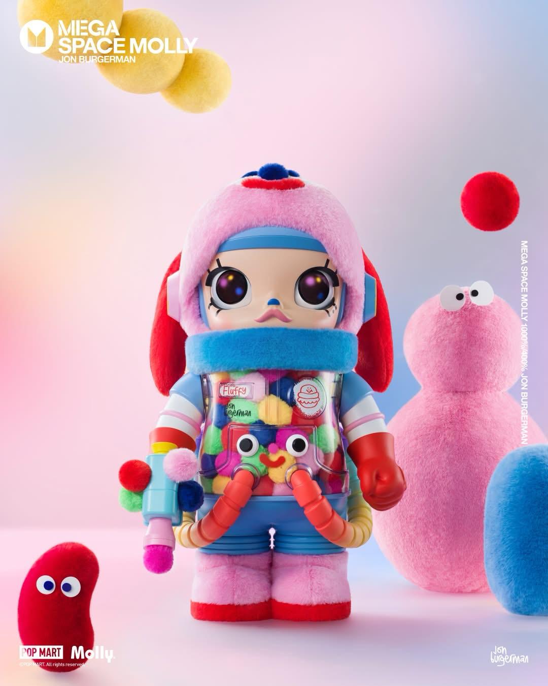400% MEGA SPACE MOLLY Jon Burgerman 喬恩伯格曼