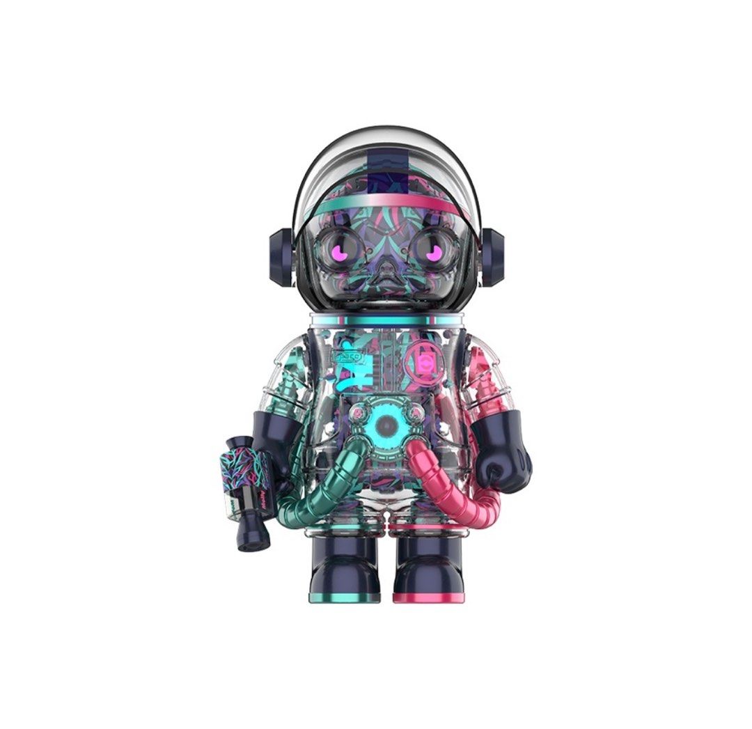 400% MEGA SPACE MOLLY 「限量版」 凝結集團“CLOT” 粉紫綠荊棘