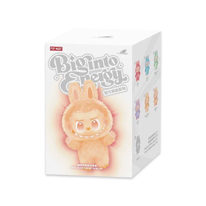 Pop Mart Labubu The Monsters Big into Energy Series Vinyl Plush Pendant Labubu 3.0 前方高能系列
