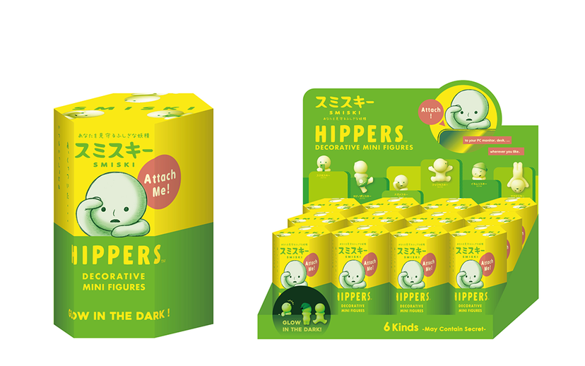 SMISKI Hippers Decorative Mini Figures 夜光
