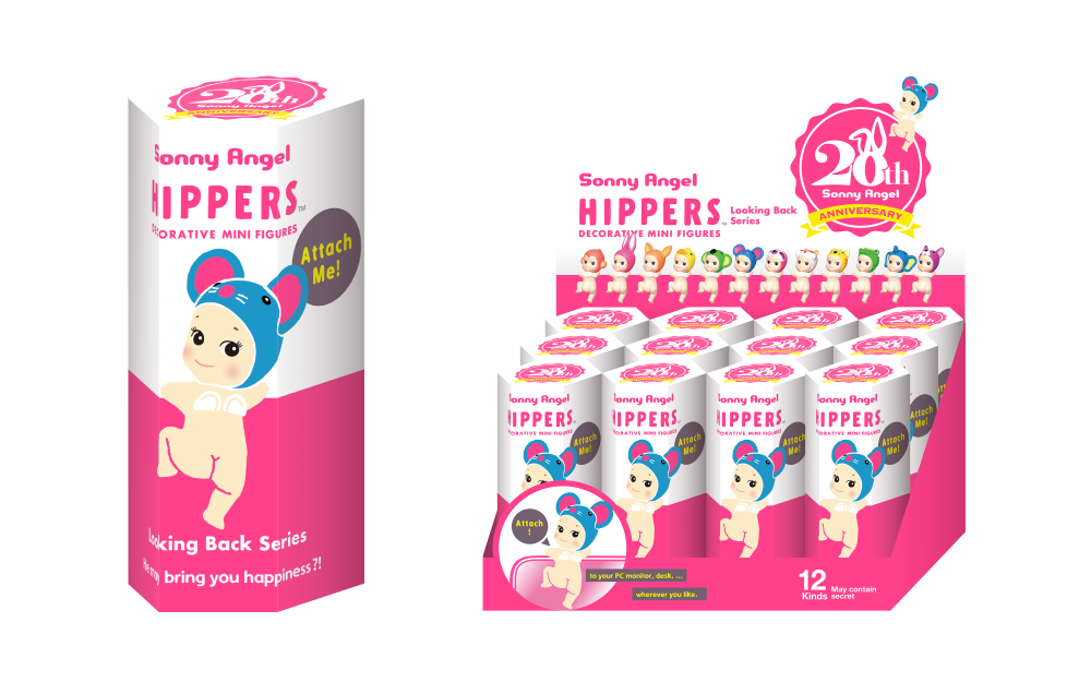Sonny Angel Hippers Decorative Figures Looking Back Series 20th Anniversary 回眸
