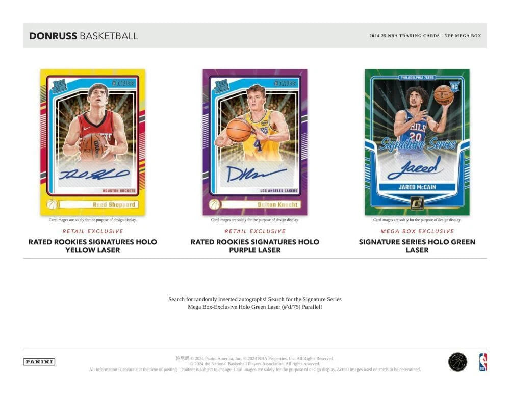 2024-25 Panini Donruss Basketball Mega Box