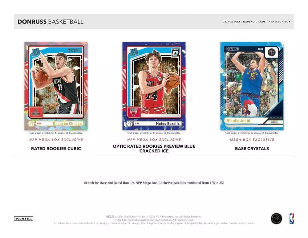 2024-25 Panini Donruss Basketball Mega Box
