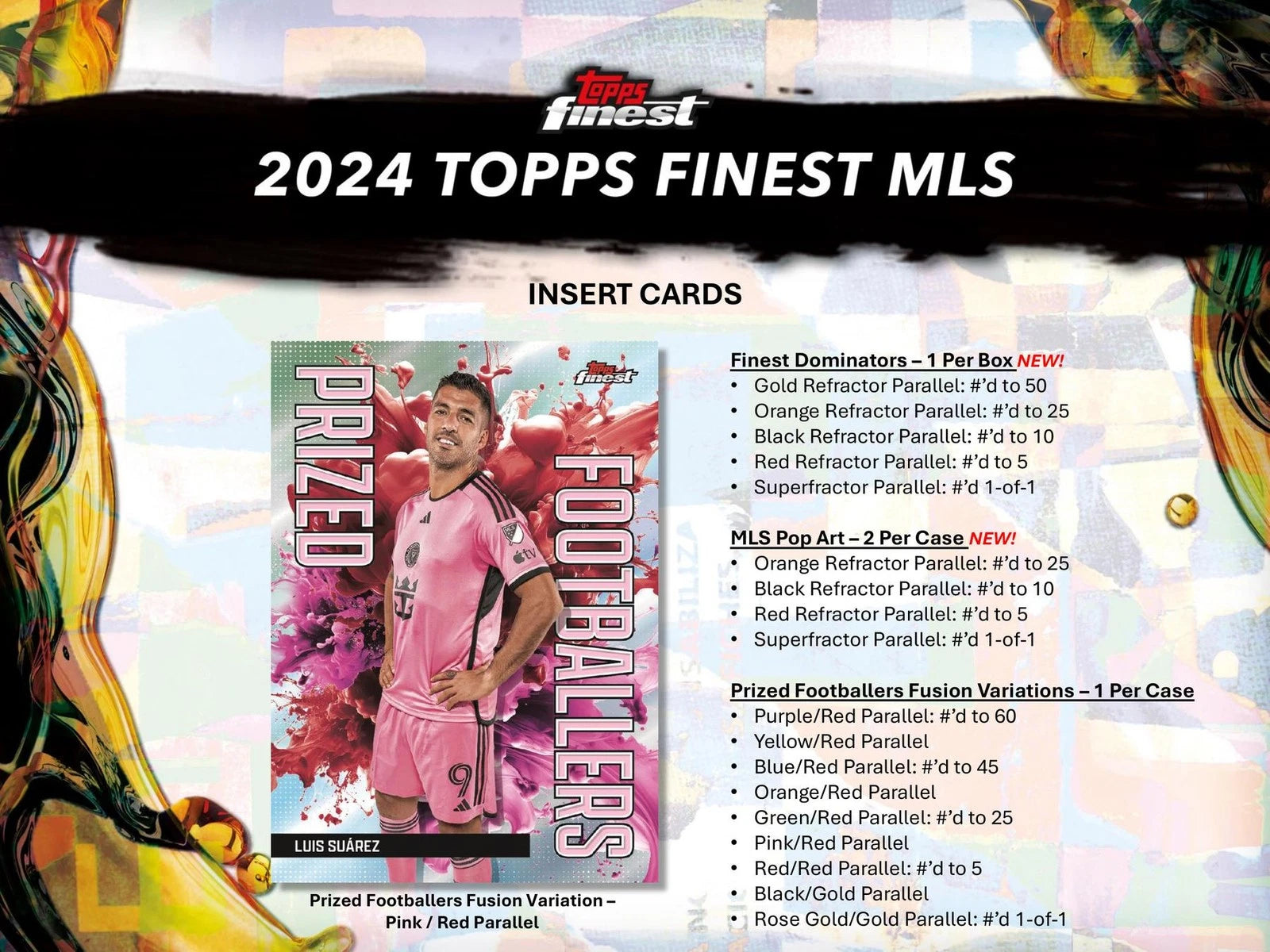 2024 TOPPS FINEST MLS SOCCER HOBBY BOX