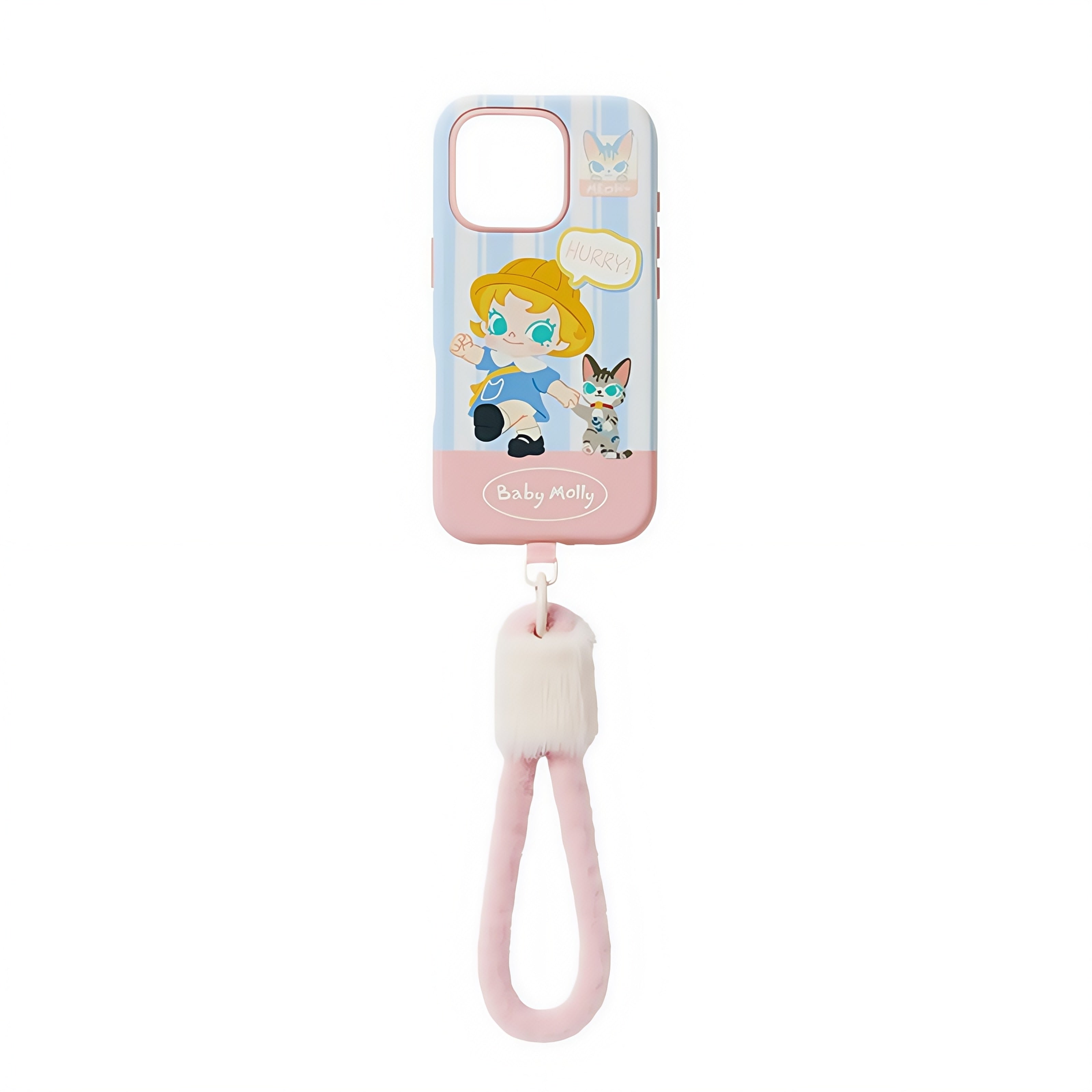 POP MART Baby Molly喵趣橫生系列-手機殼iPhone 16 Pro Max Baby Molly & Baby Tabby Series-Phone Case for iPhone 16 Pro Max