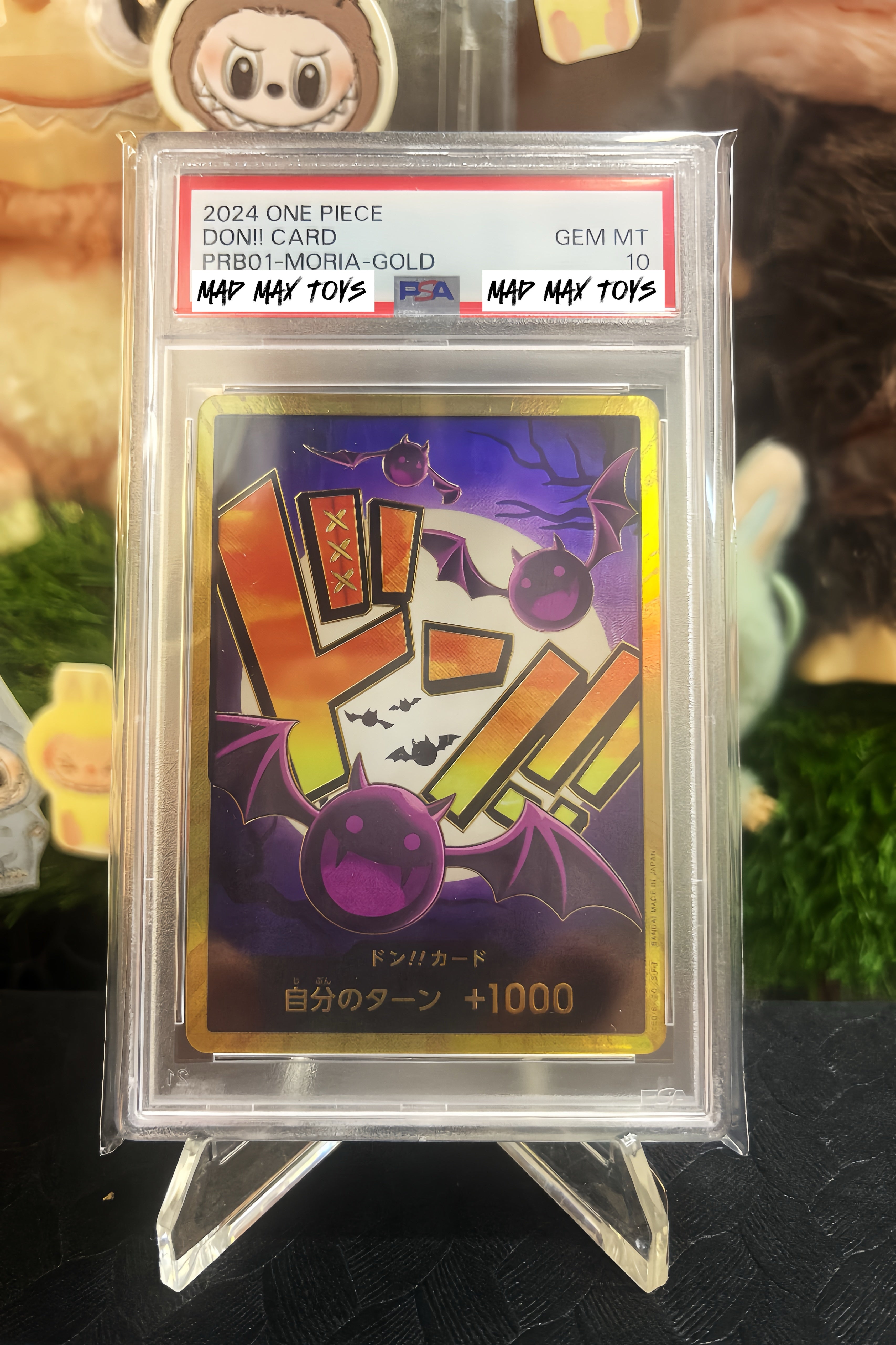 2024 PSA 10 ONE PIECE JPN. DON!! CARD (PRB01-MORIA-GOLD)