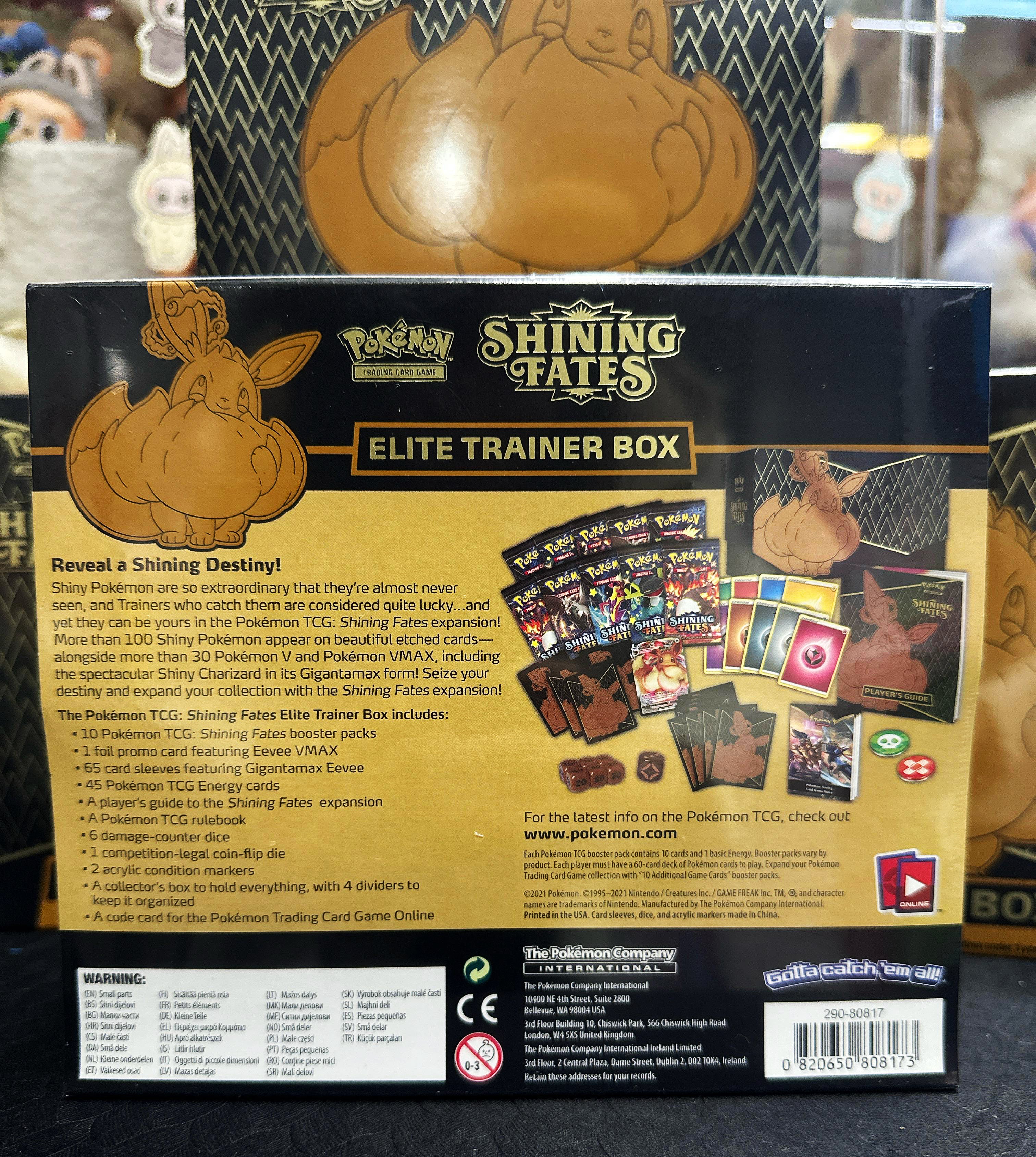 SS4.5 Pokemon Shining Fates Elite Trainer Box EEVEE