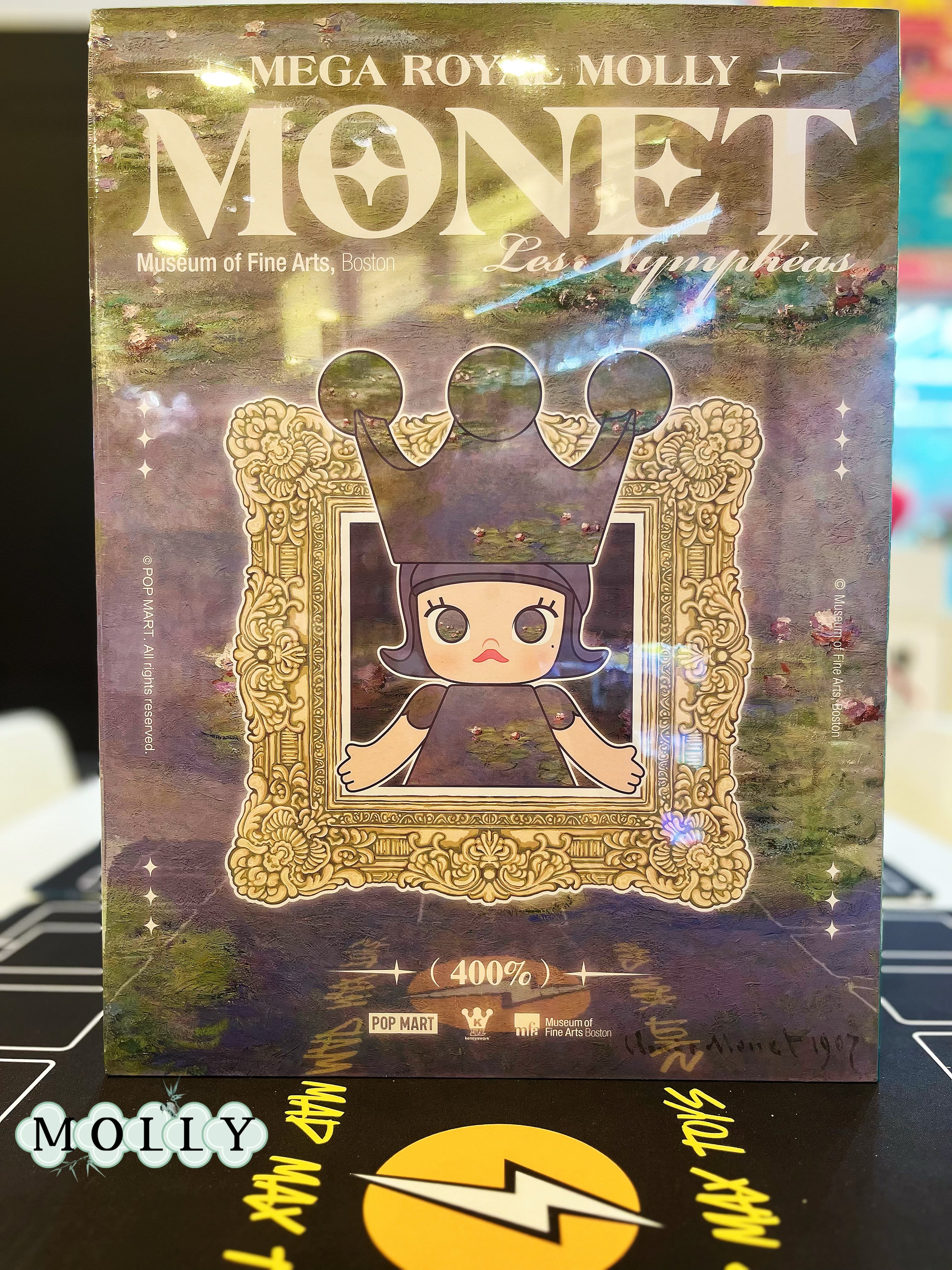 POPMART MEGA ROYAL MOLLY 莫奈-睡蓮 Monet-Les Nympheas