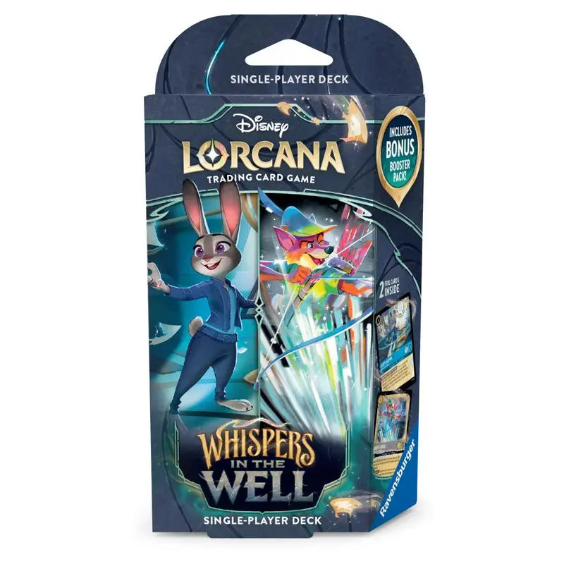 Disney Lorcana-Set 10-Whispers in the Well-Starter Deck-JUDY HOPPS&ROBIN HOOD