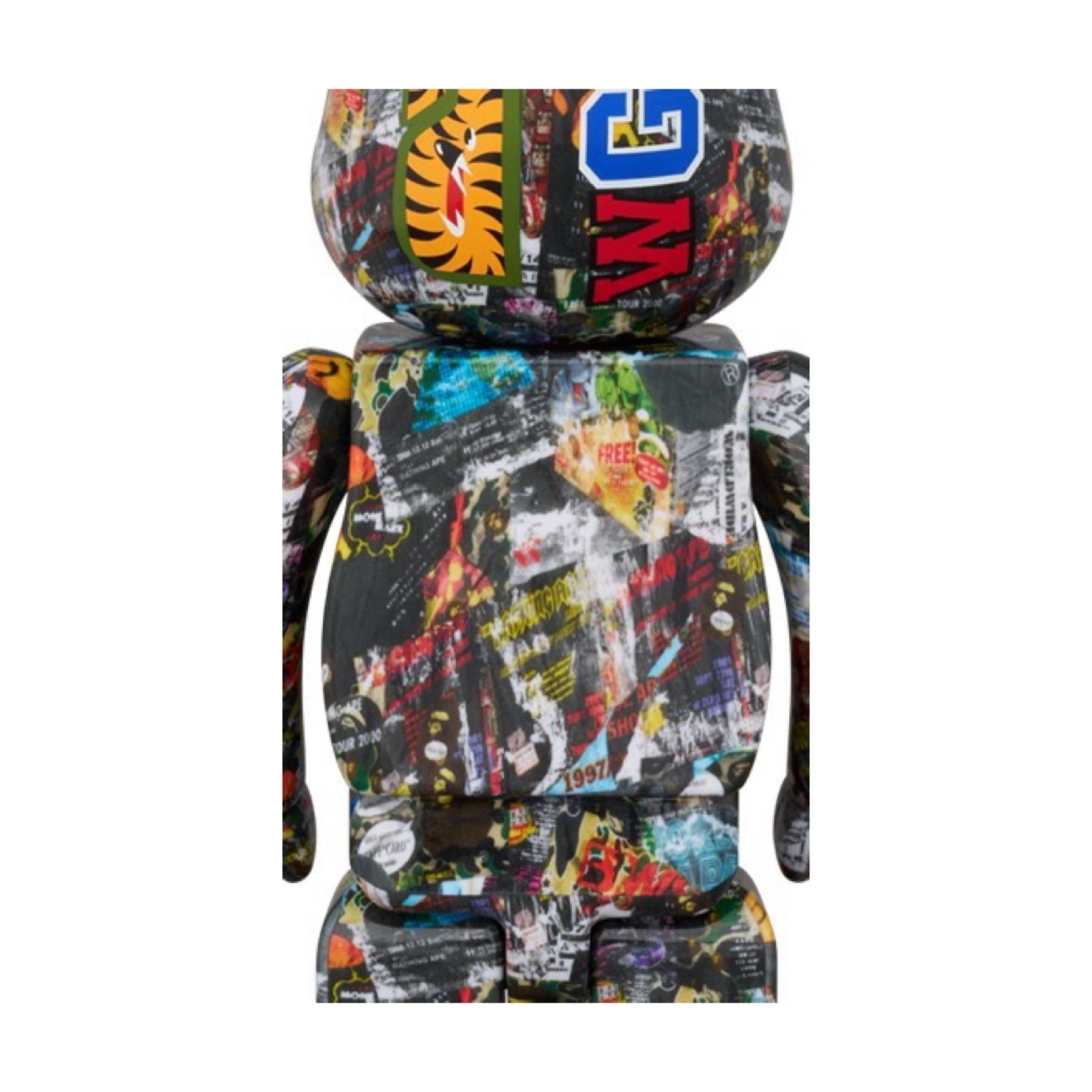 100% & 400% 3 PCS SET BE@RBRICK BAPE(R) LEGACY CAMO SHARK GRAY/RED/NAVY