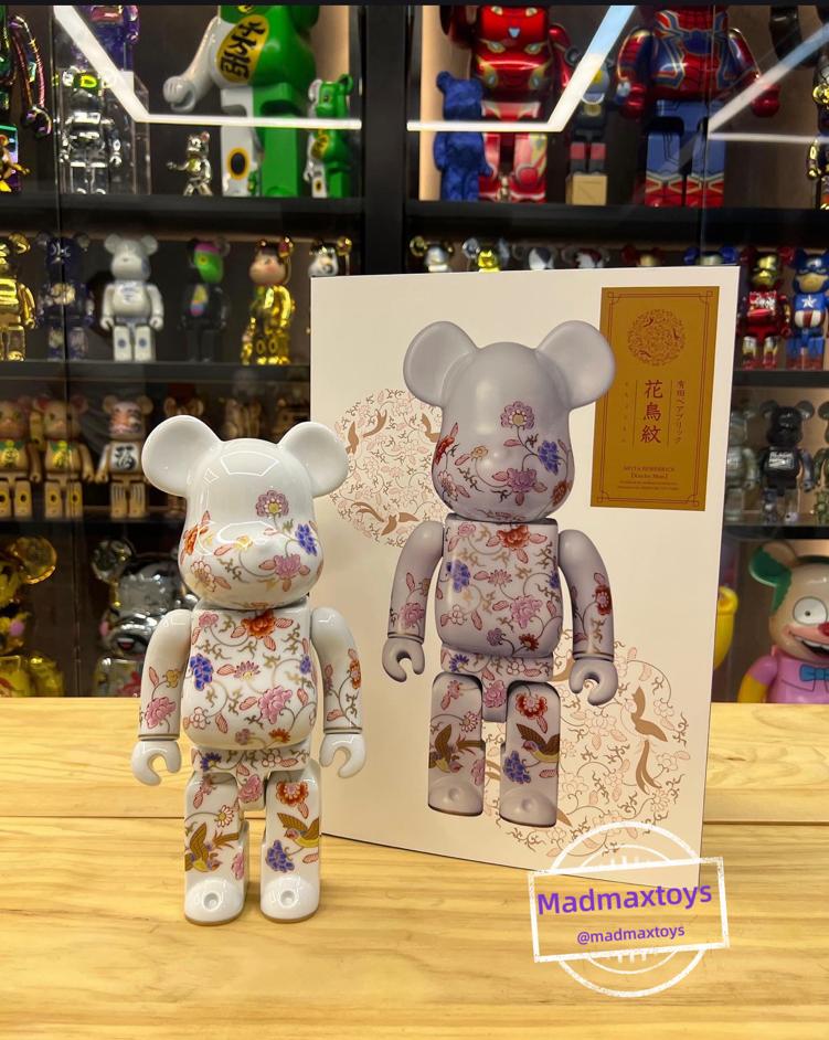 400% 有田Be@rbrick 有田燒【花鳥紋】(Arita Flower and Bird Pattern)