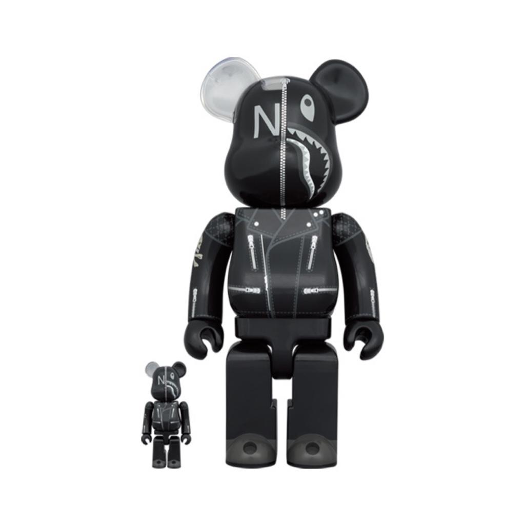 100% & 400% A Bathing APE(R) × Neighborhood(R) Be@rbrick