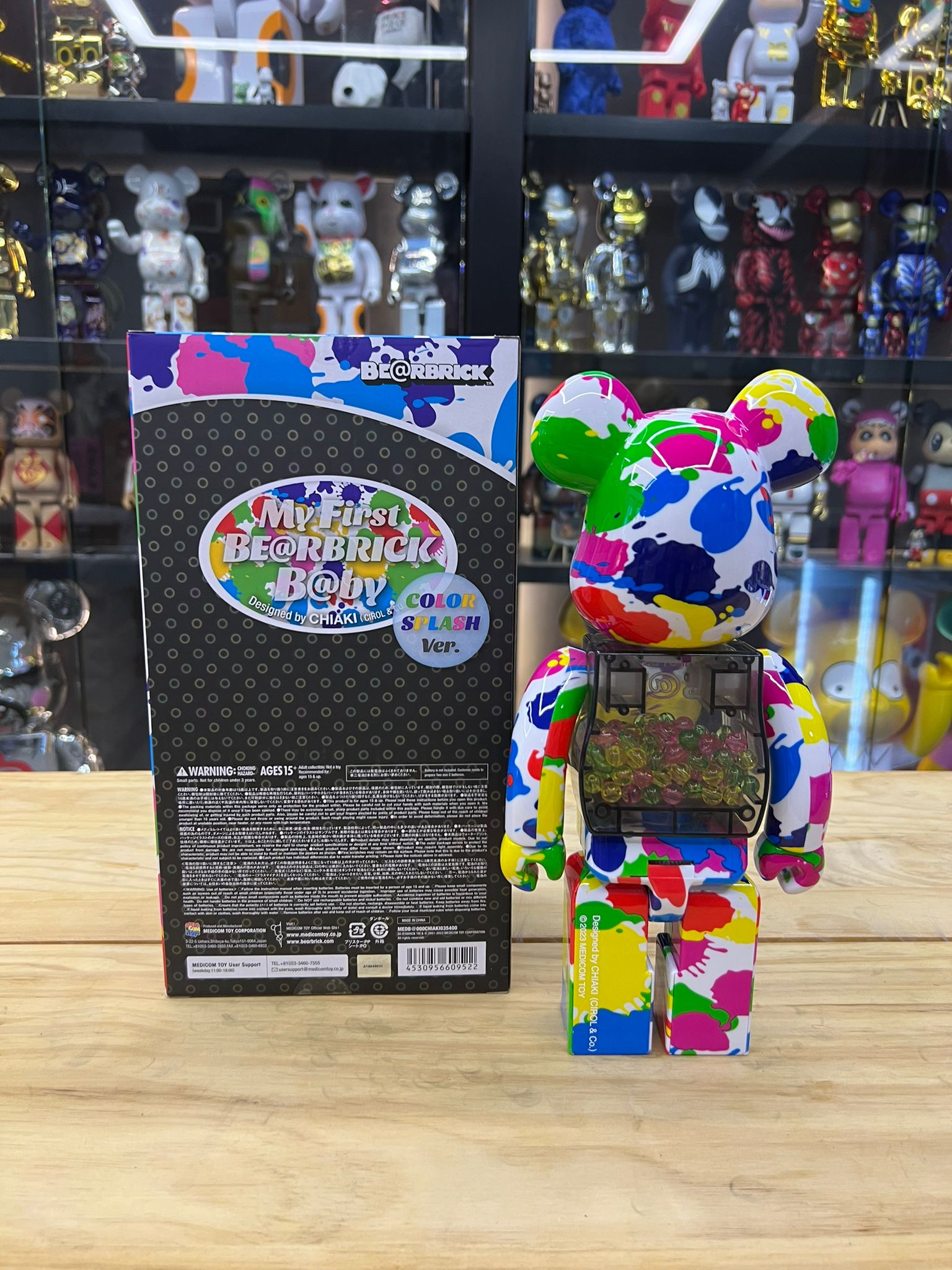 400% MY FIRST BE@RBRICK B@BY COLOR SPLASH Ver.