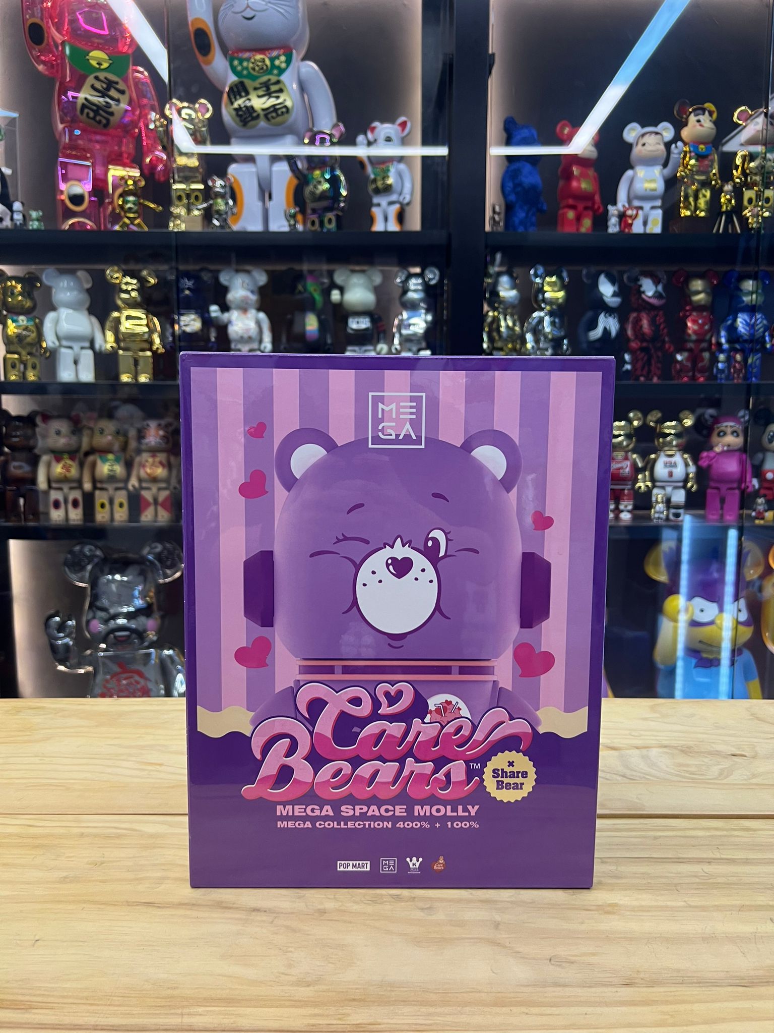 100% & 400% Mega Space Molly x Share Bears 分享熊