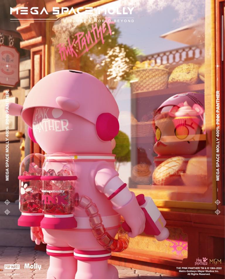 400% Mega Space Molly Pink Panther (傻豹)