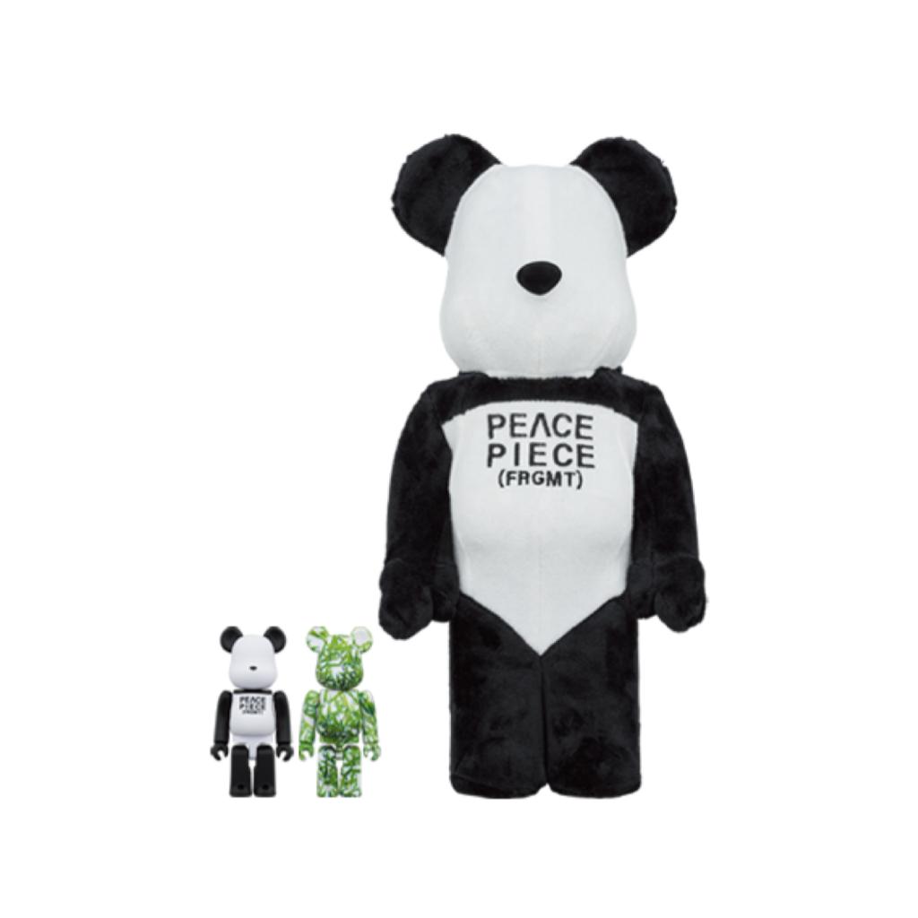 100% (2) & 400% Be@rbrick x Fragmentdesign Panda – Madmaxtoys