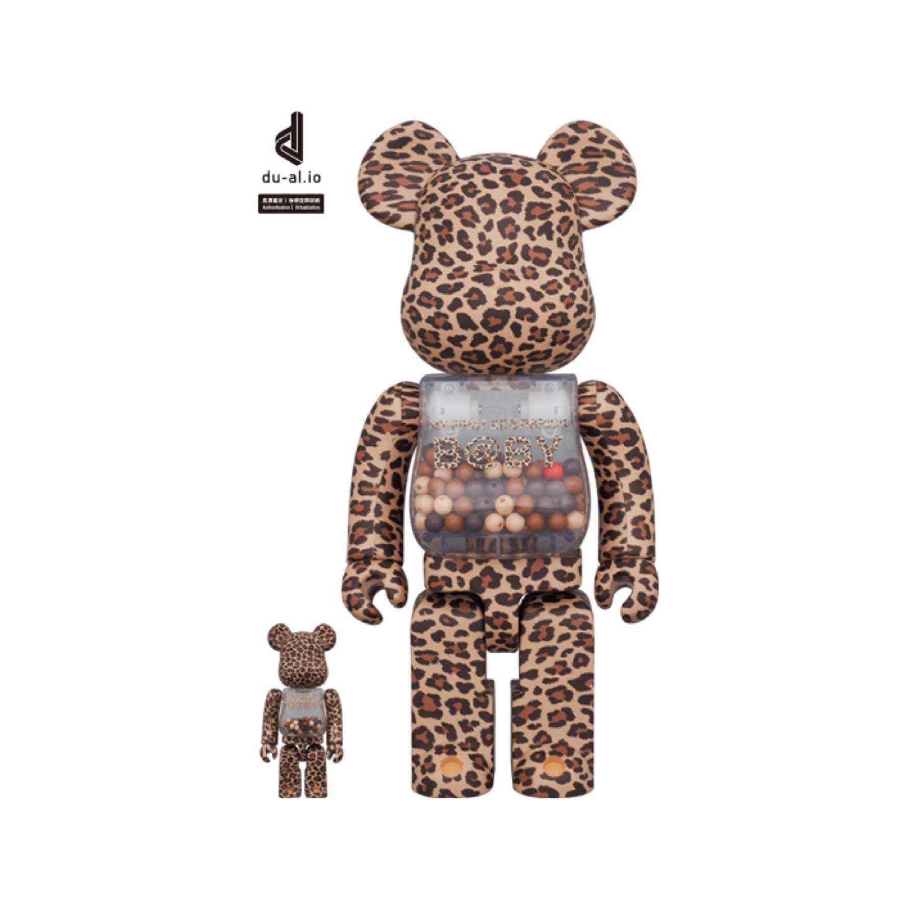 100% & 400% MY FIRST BE@RBRICK B@BY LEOPARD Ver.