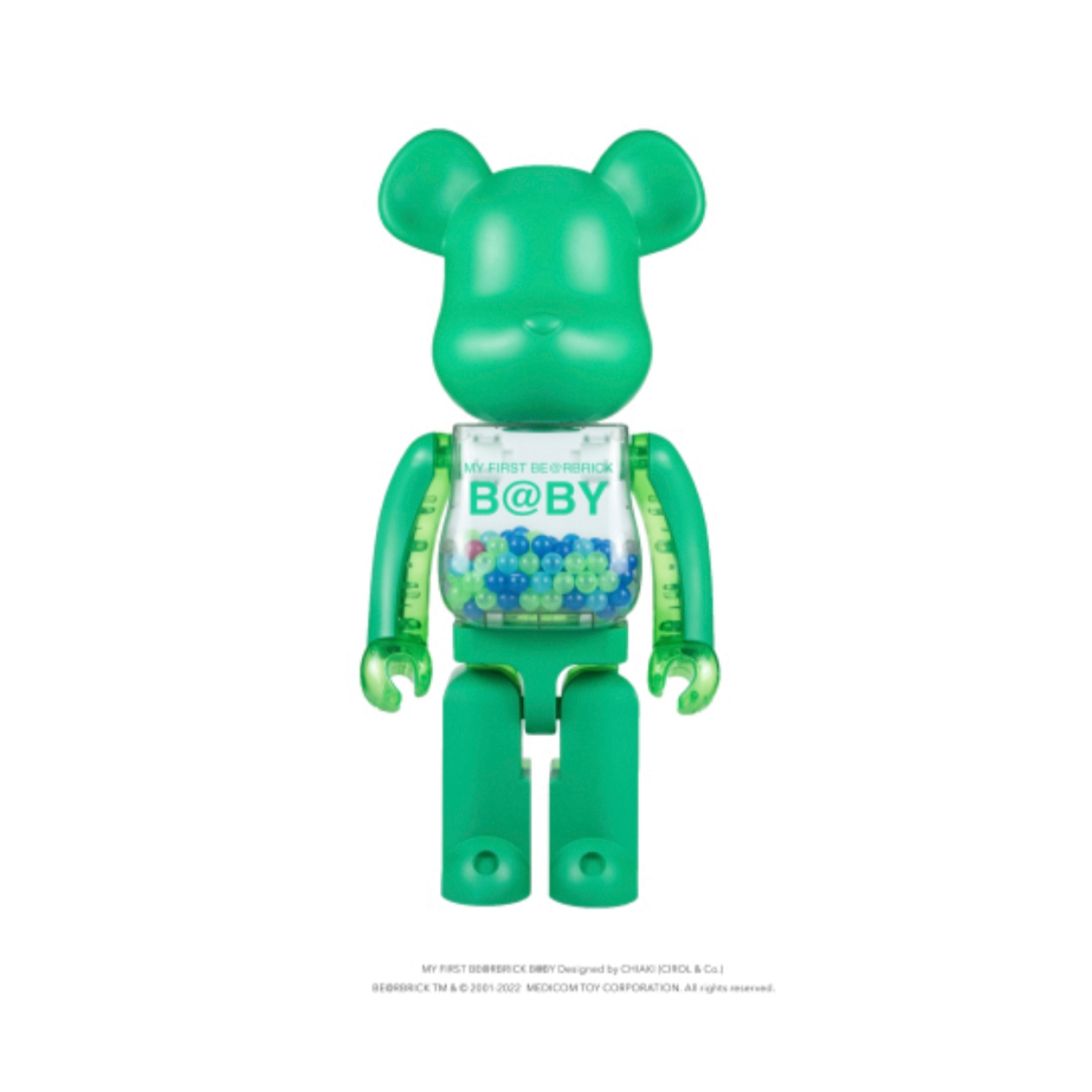 100% & 400% WF Fashion X My First Be@rbrick Baby 2022 (Green)