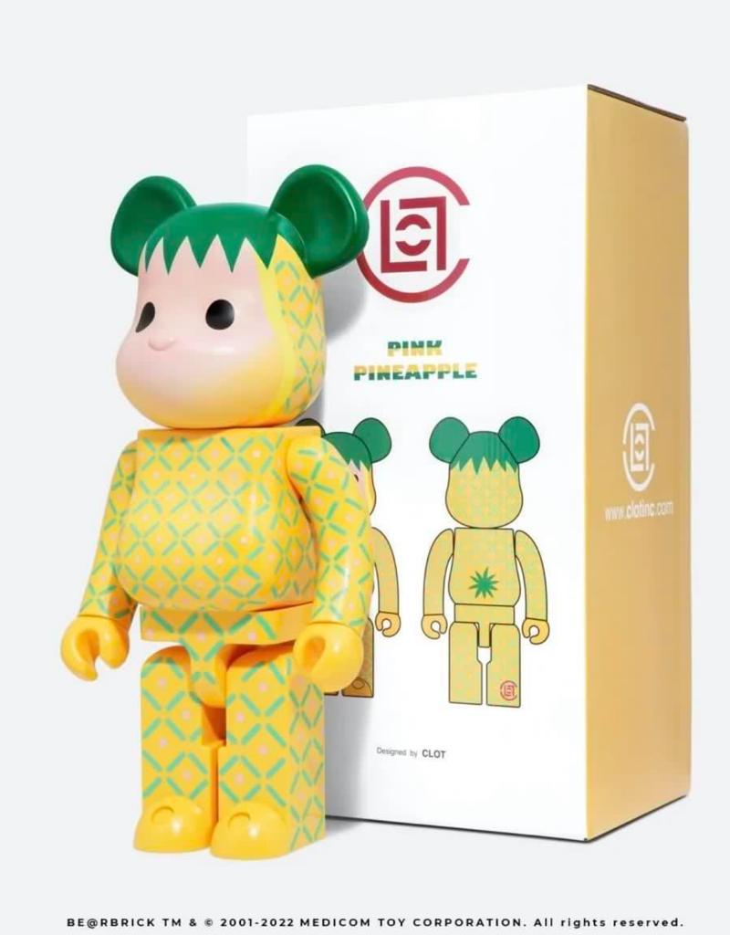 1000% Be@rbrick x Clot New Pineapple (2022)