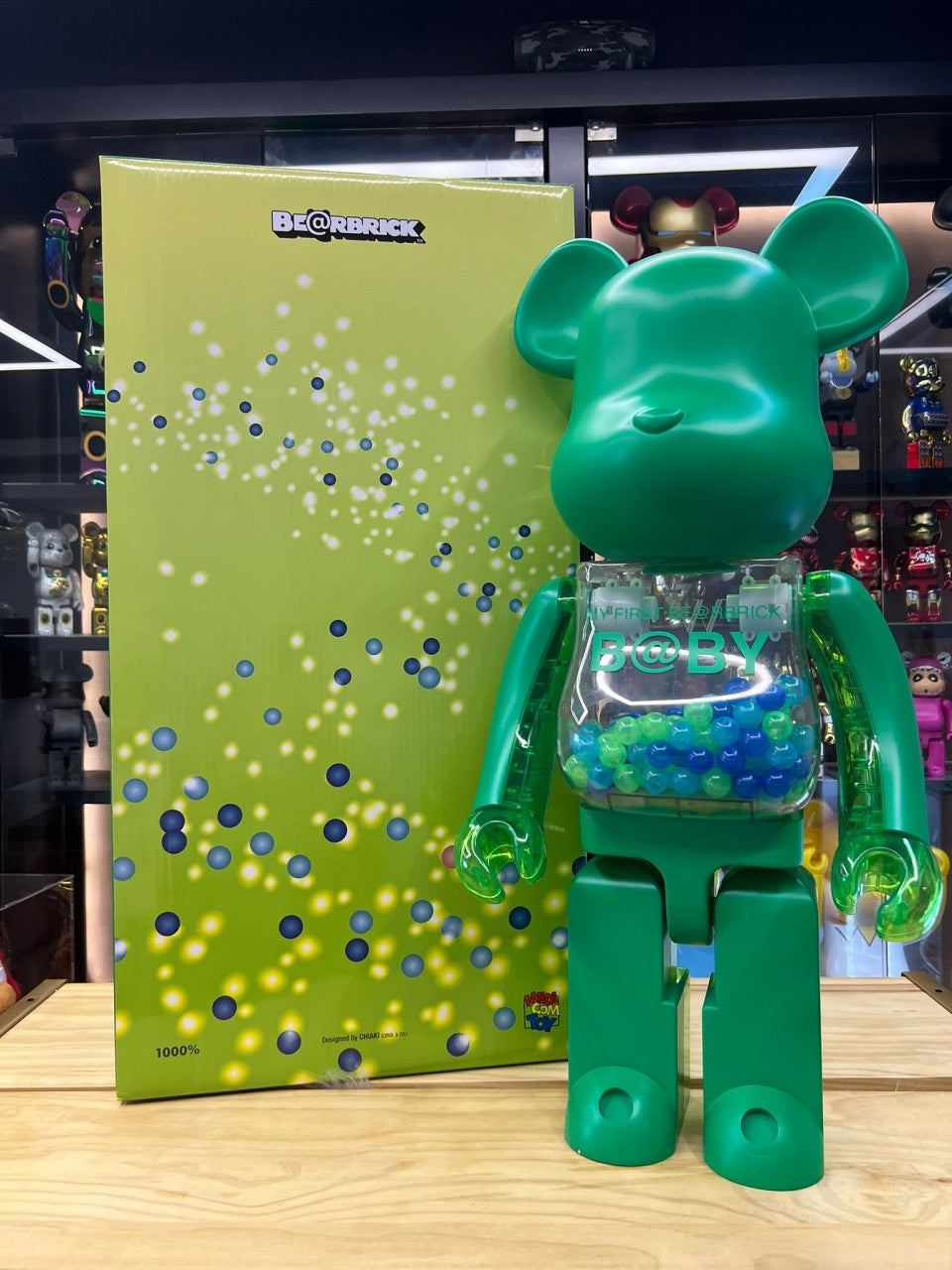 通販超激安MY FIRST BE@RBRICK B@BY GREEN 400%ベアブリック その他