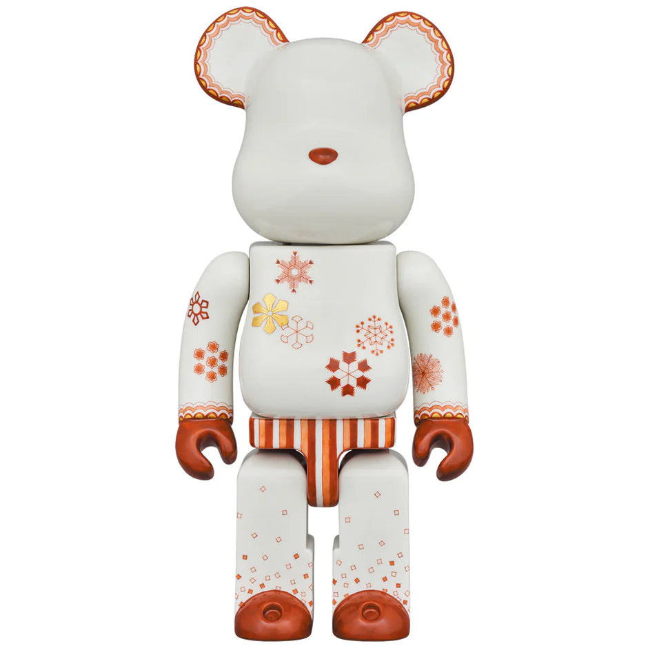 400% Kutani  Be@rbrick Takumi ( Akae Sekkamon)