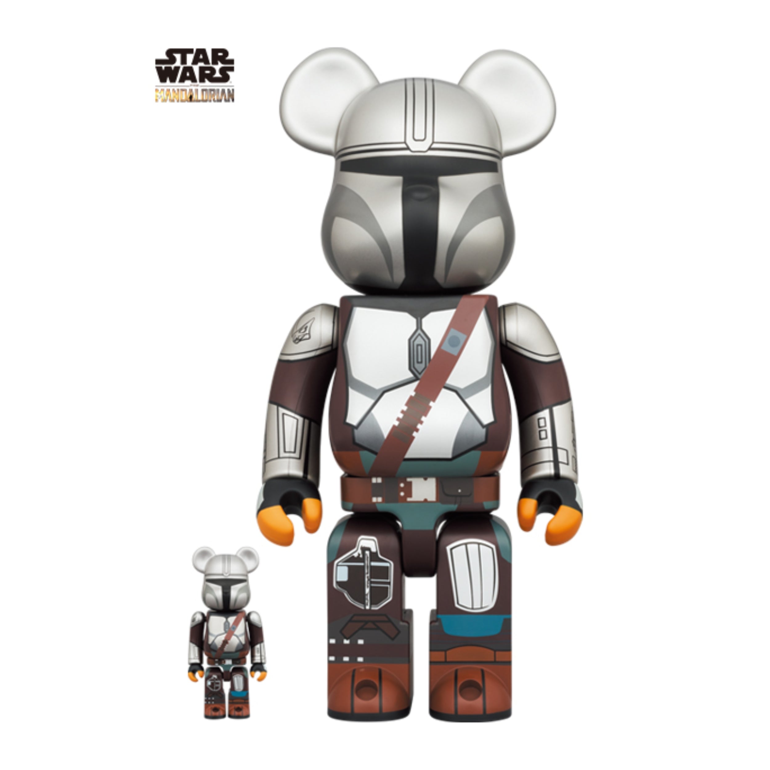 100% & 400% Be@rbrick Mandalorian Beskar Armor