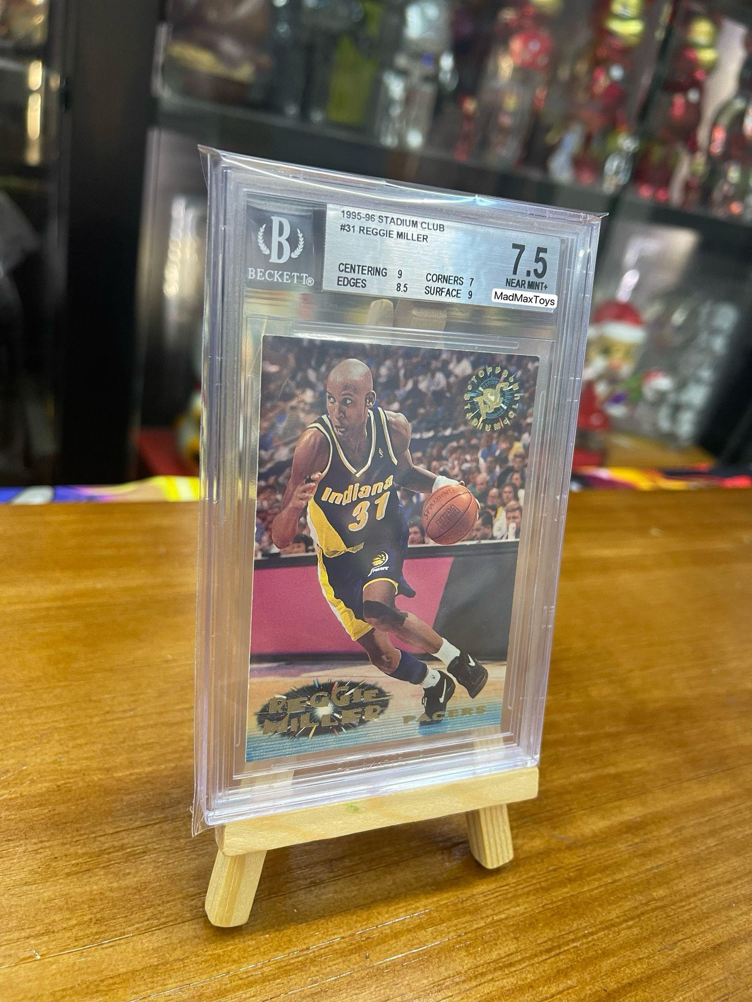 BGS 7.5 1995-96 STADIUM CLUB #31 REGGIE MILLER