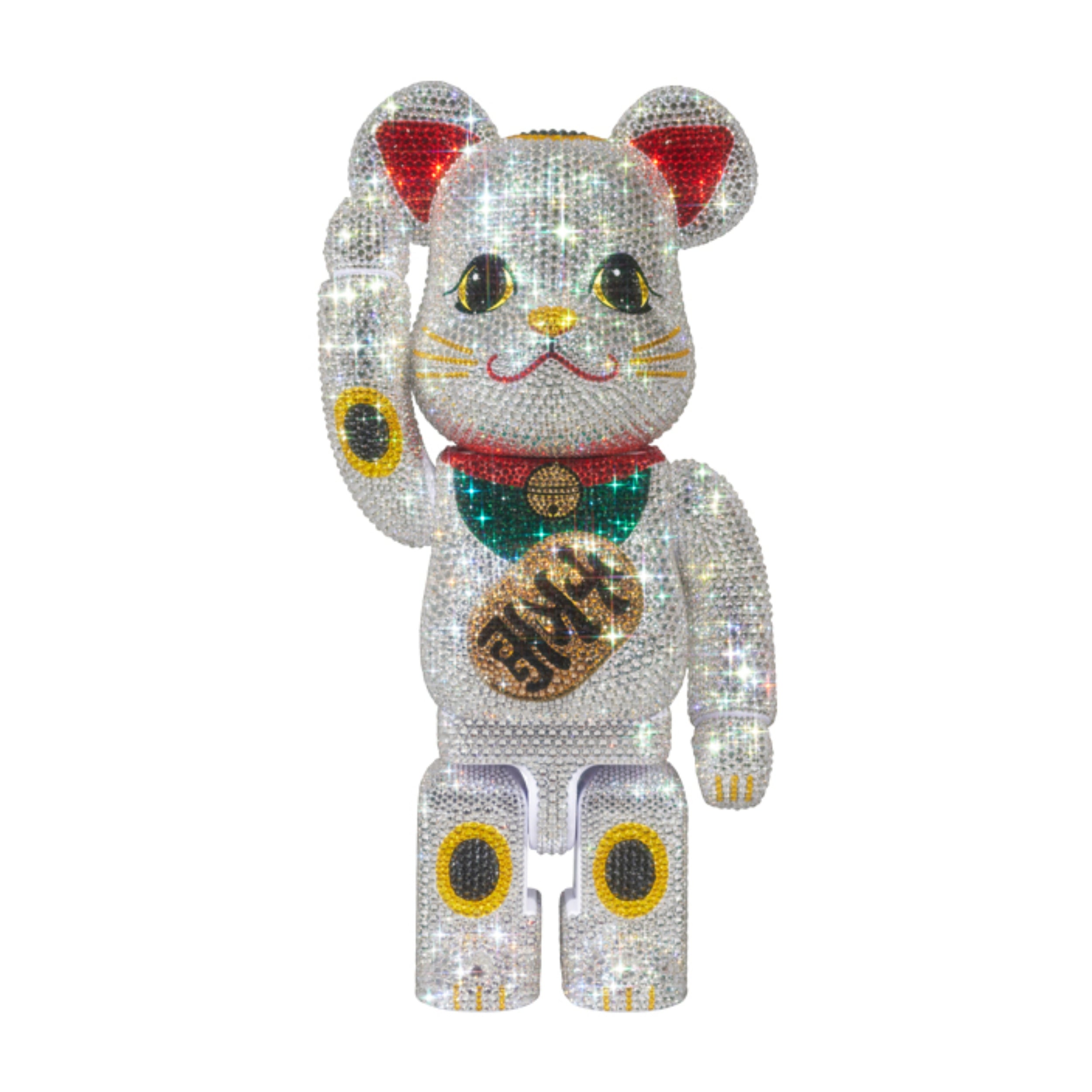 400％ BE@RBRICK CRYSTAL DECORATE 招き猫 千万両