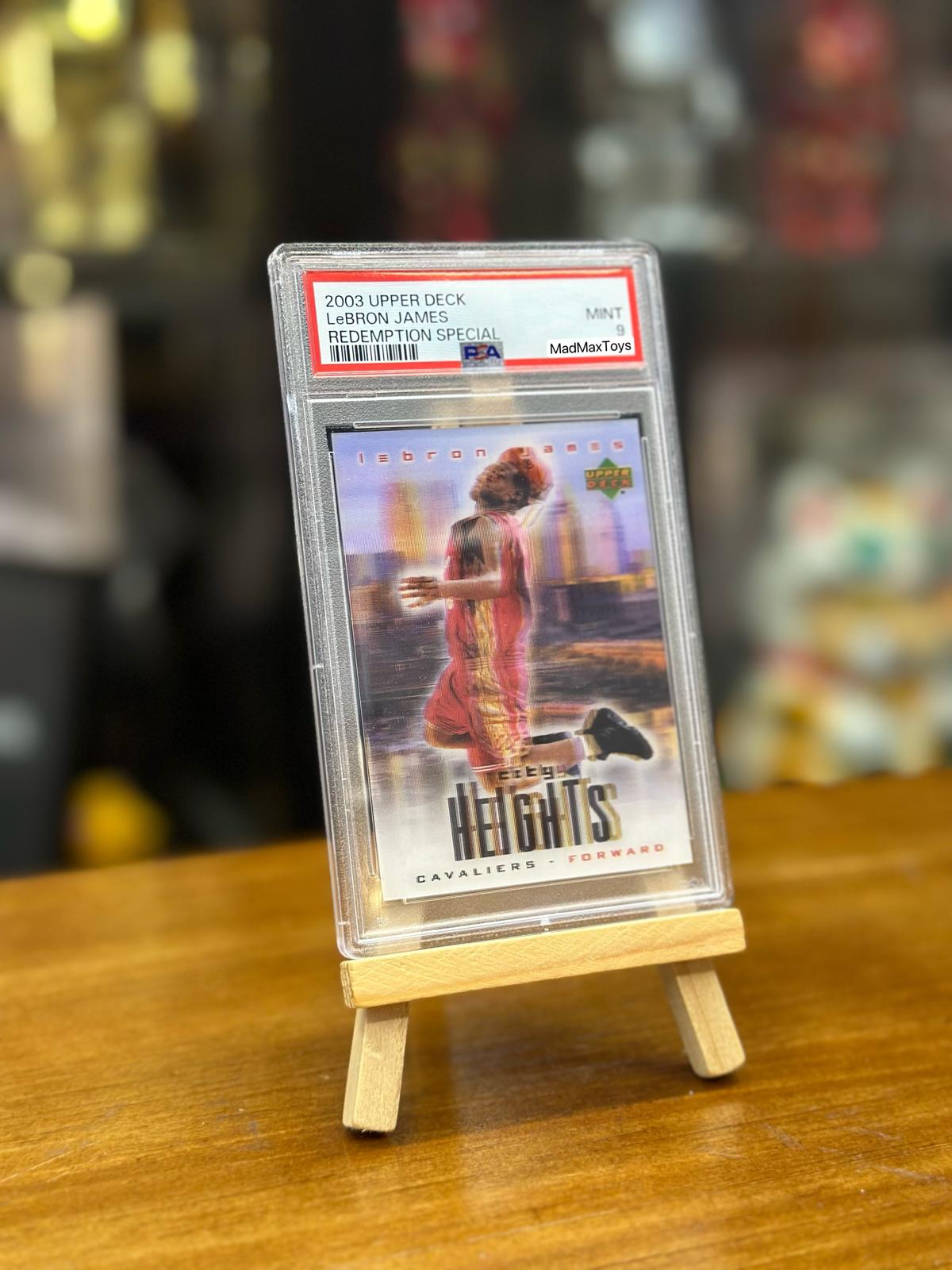 PSA 9 2003 UPPER DECK LeBRON James REDEMPTION Special