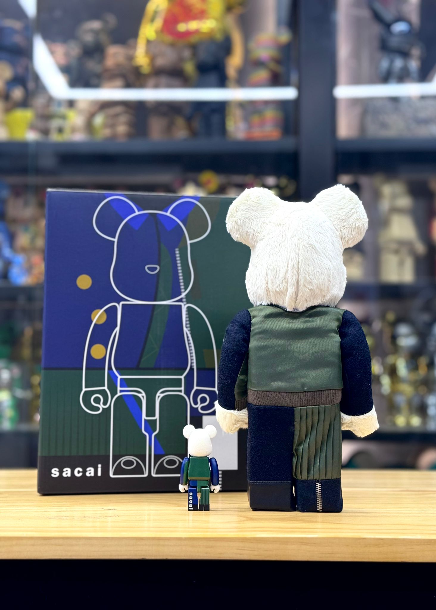 100% & 400% BE@RBRICK SACAI 2018AW