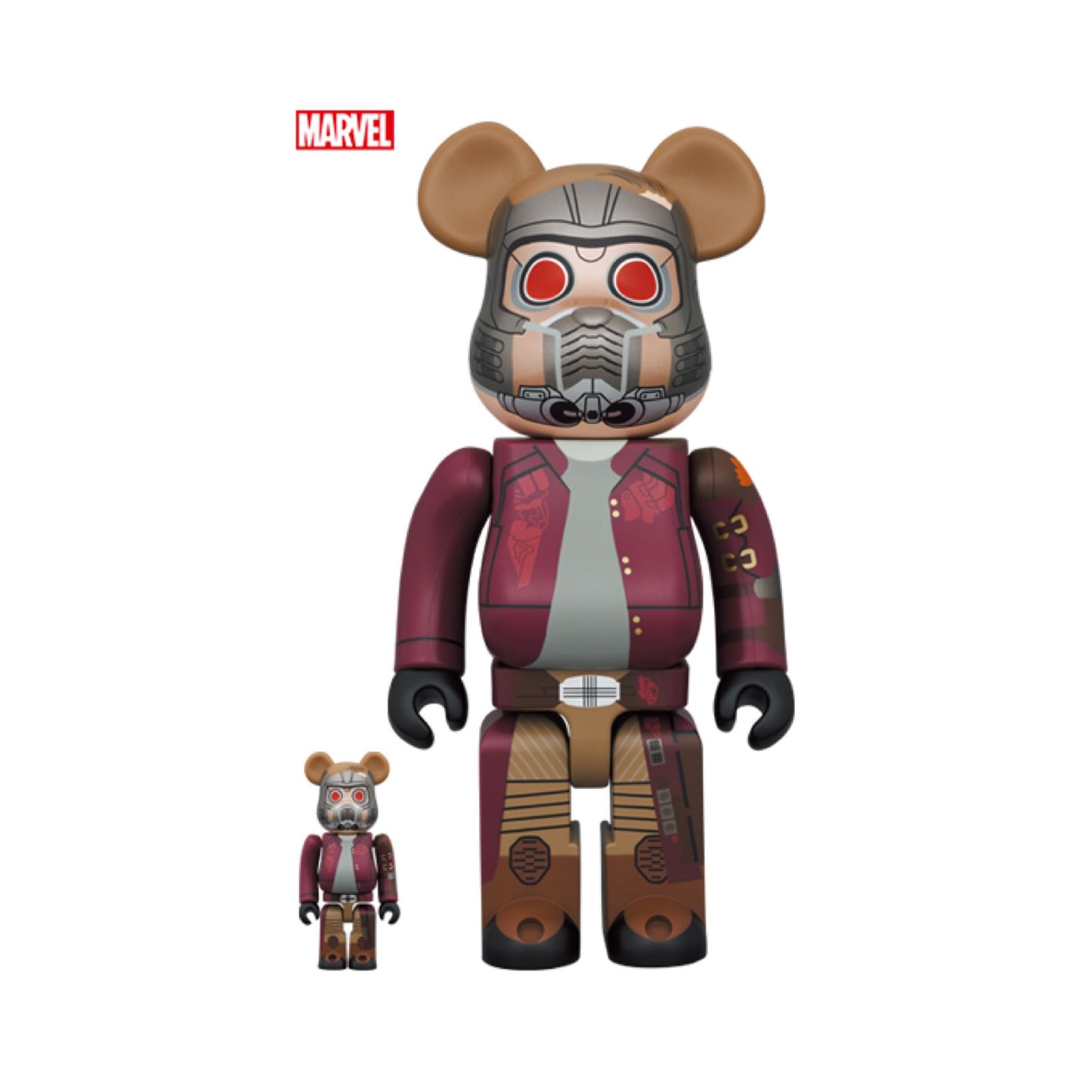 100 % et 400 % BE@RBRICK STAR-LORD