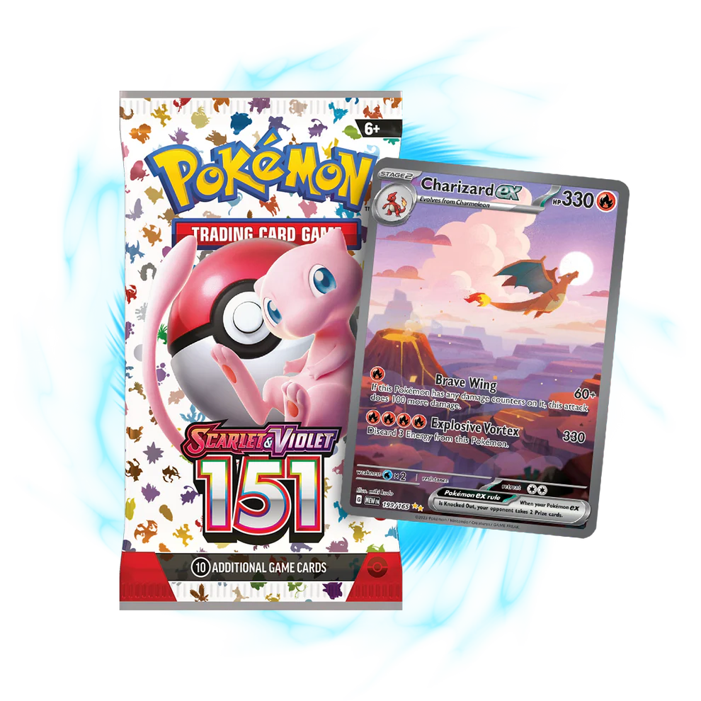 Pokemon 151 English Booster 10 Pack Set