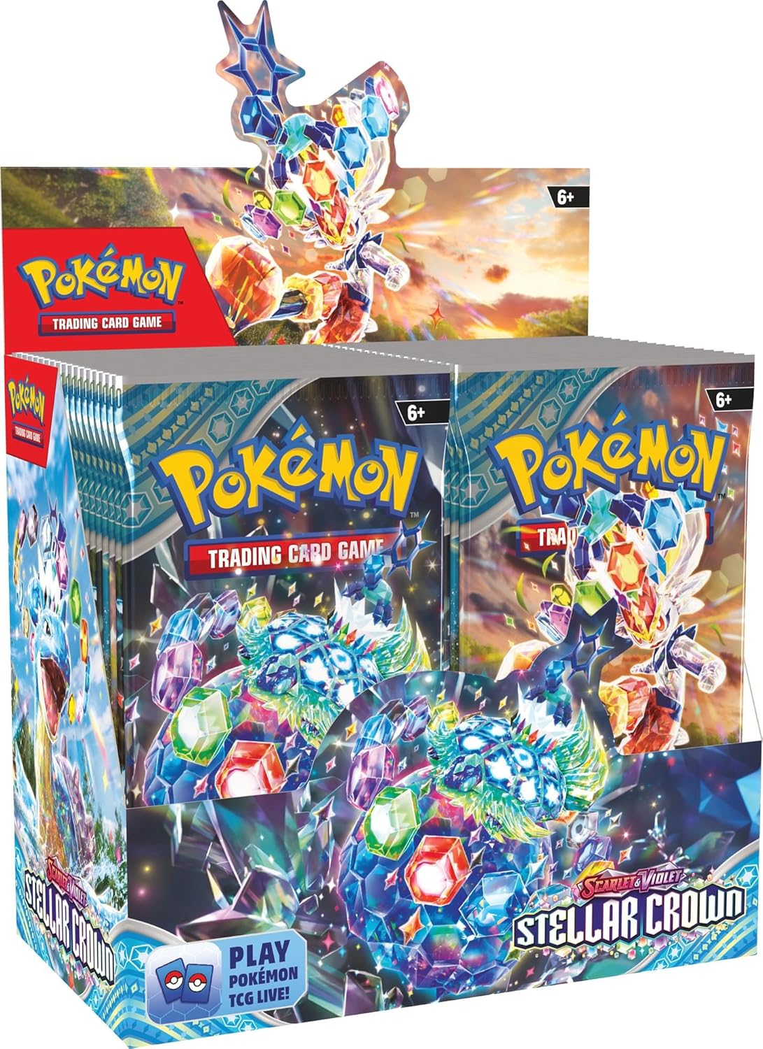 Pokemon Scarlet & Violet-Stellar Crown Booster Display Box (36 Packs)