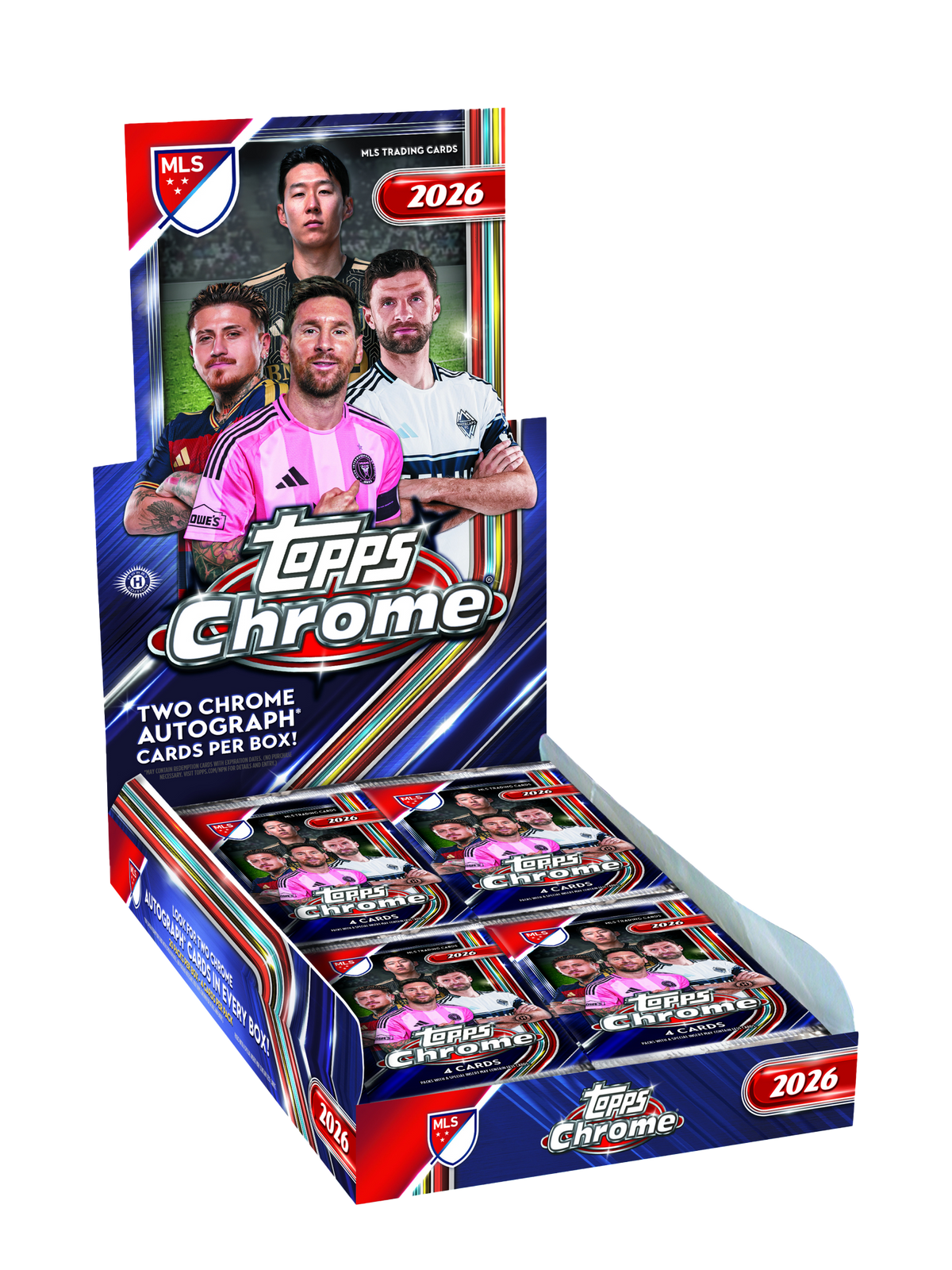 2026 Topps Chrome® MLS - Hobby Box