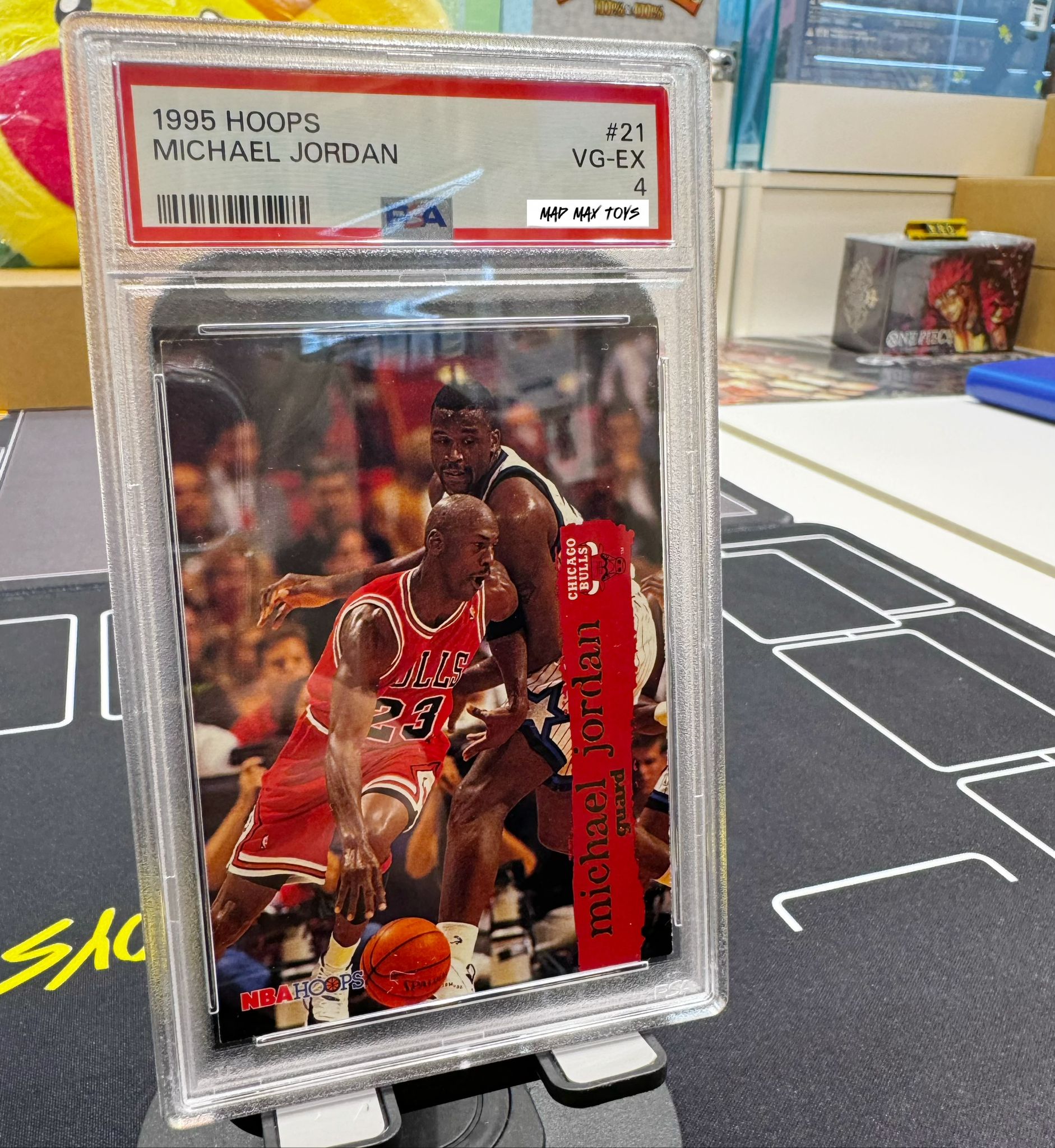 PSA 4 1995-96 NBA Hoops Michael Jordan #21