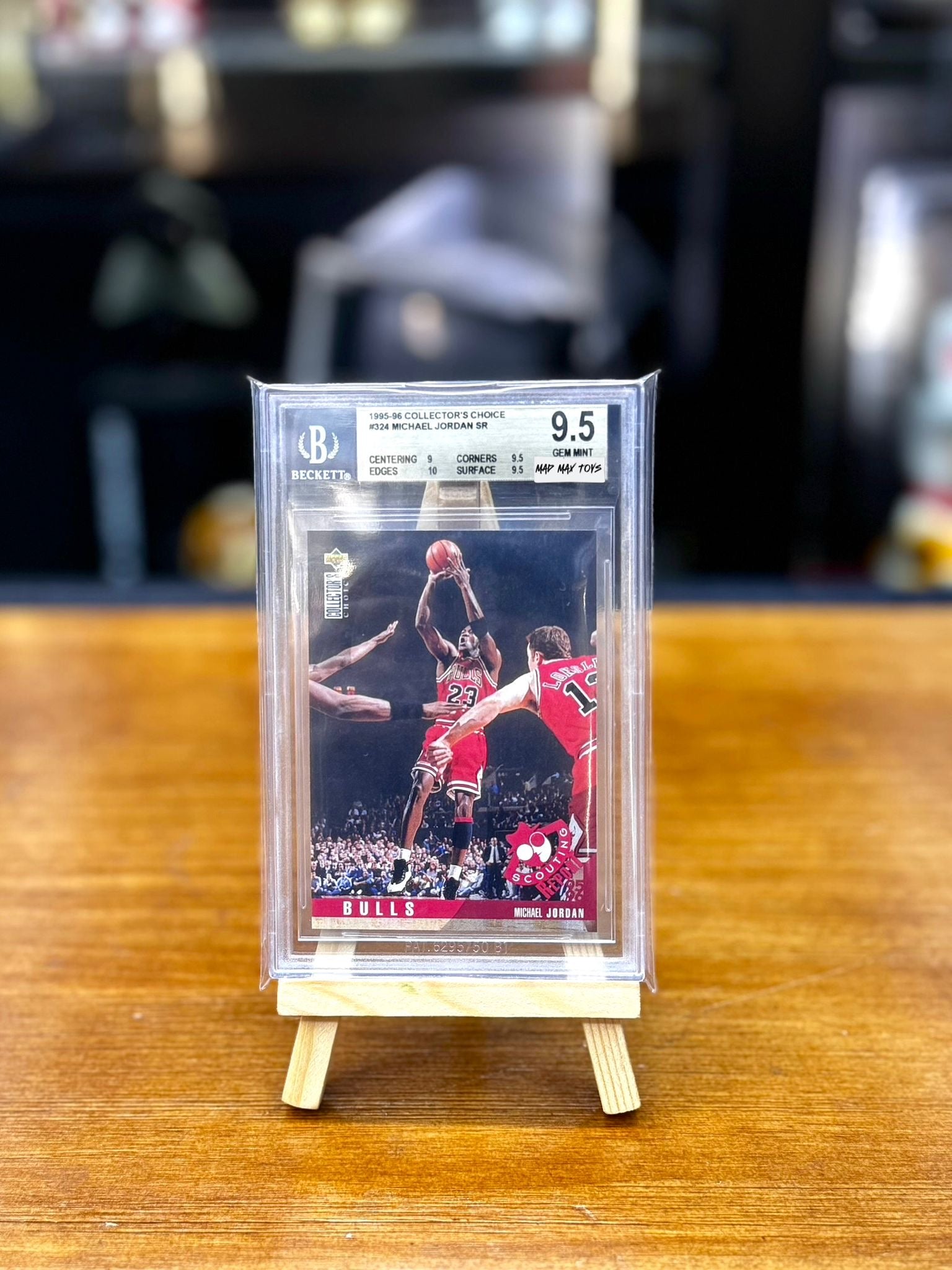 BGS 9.5 1995-96 Collector's Choice #324 Michael Jordan SR