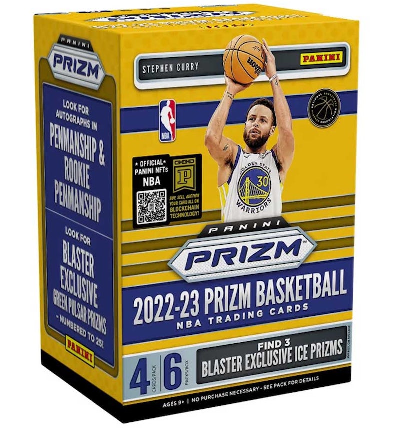 2022 - 23 Panini Prizm Basketball Blaster (Ice Prizms)