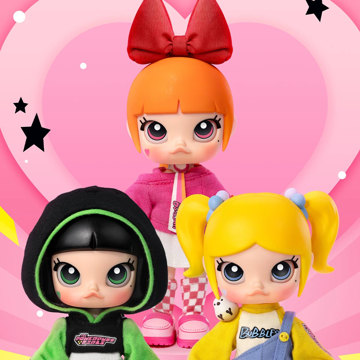 MOLLY × The Powerpuff Girls Series Action Figure 飛天小女警系列可動人偶