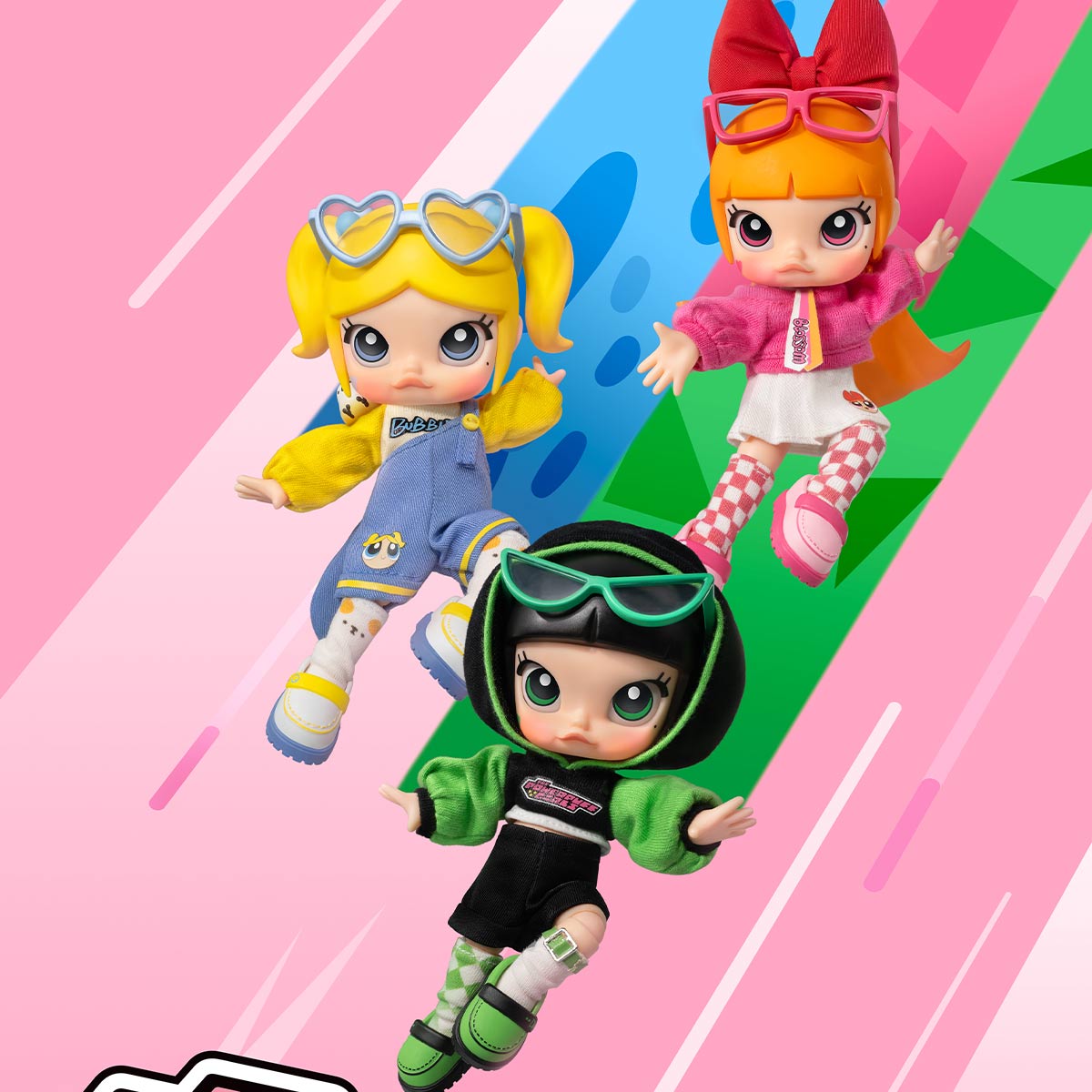 MOLLY × The Powerpuff Girls Series Action Figure 飛天小女警系列可動人偶