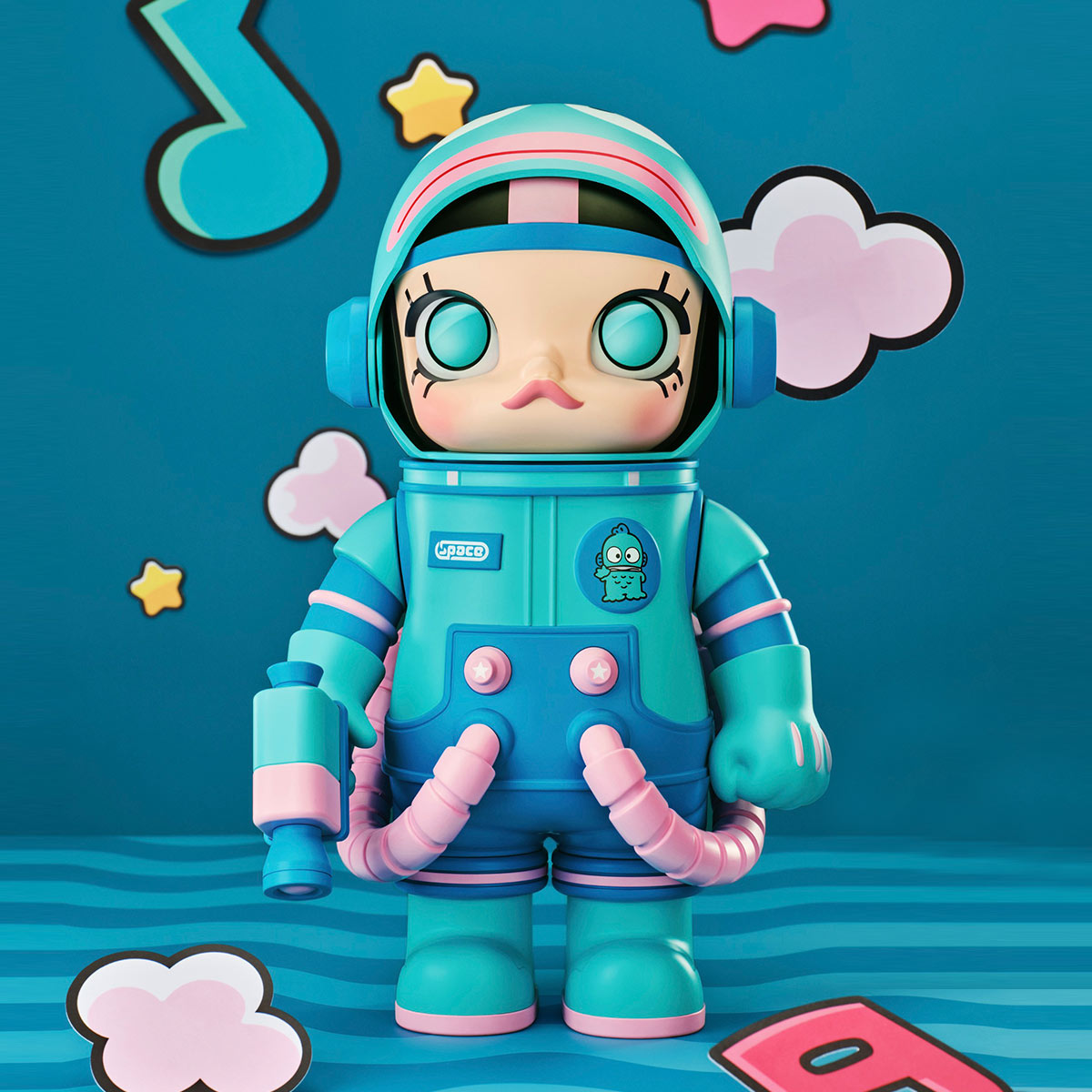 Set of 6 400% MEGA SPACE MOLLY Sanrio Characters Series 三麗鷗家族系列