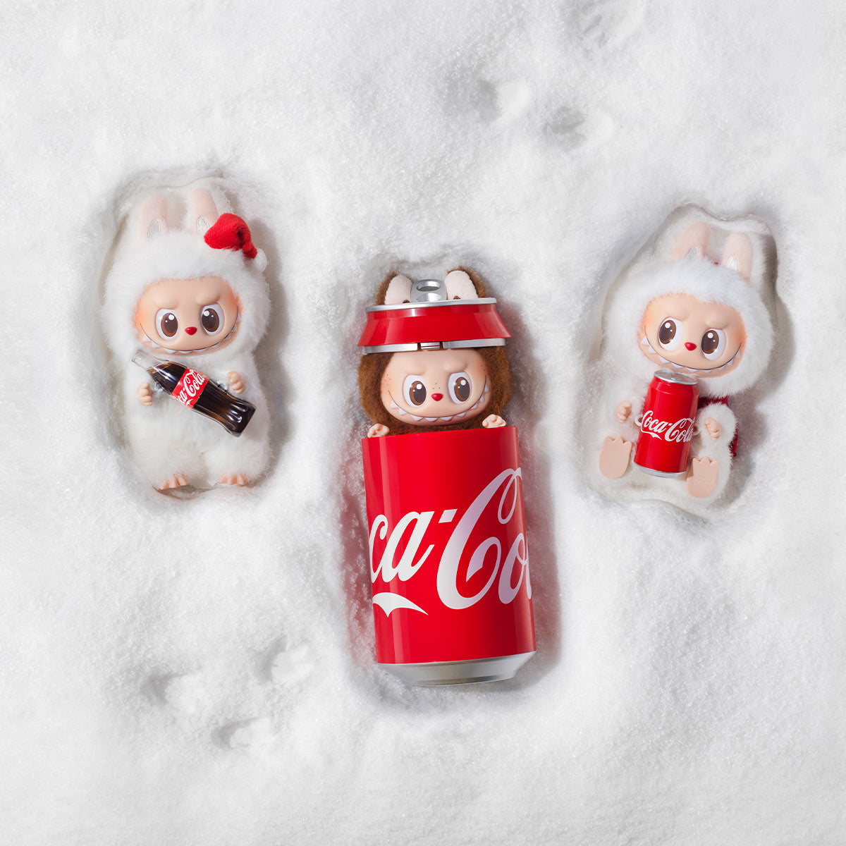 THE MONSTERS COCA-COLA SERIES-Vinyl Face Blind Box labubu 可口可樂 盲盒 掛飾