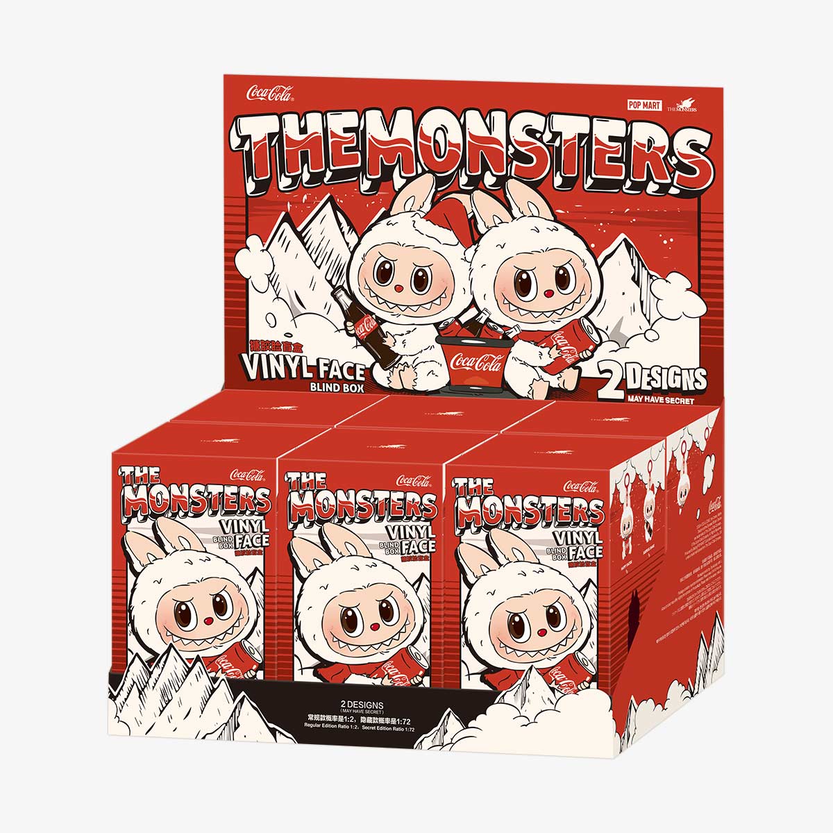 THE MONSTERS COCA-COLA SERIES-Vinyl Face Blind Box labubu 可口可樂 盲盒 掛飾