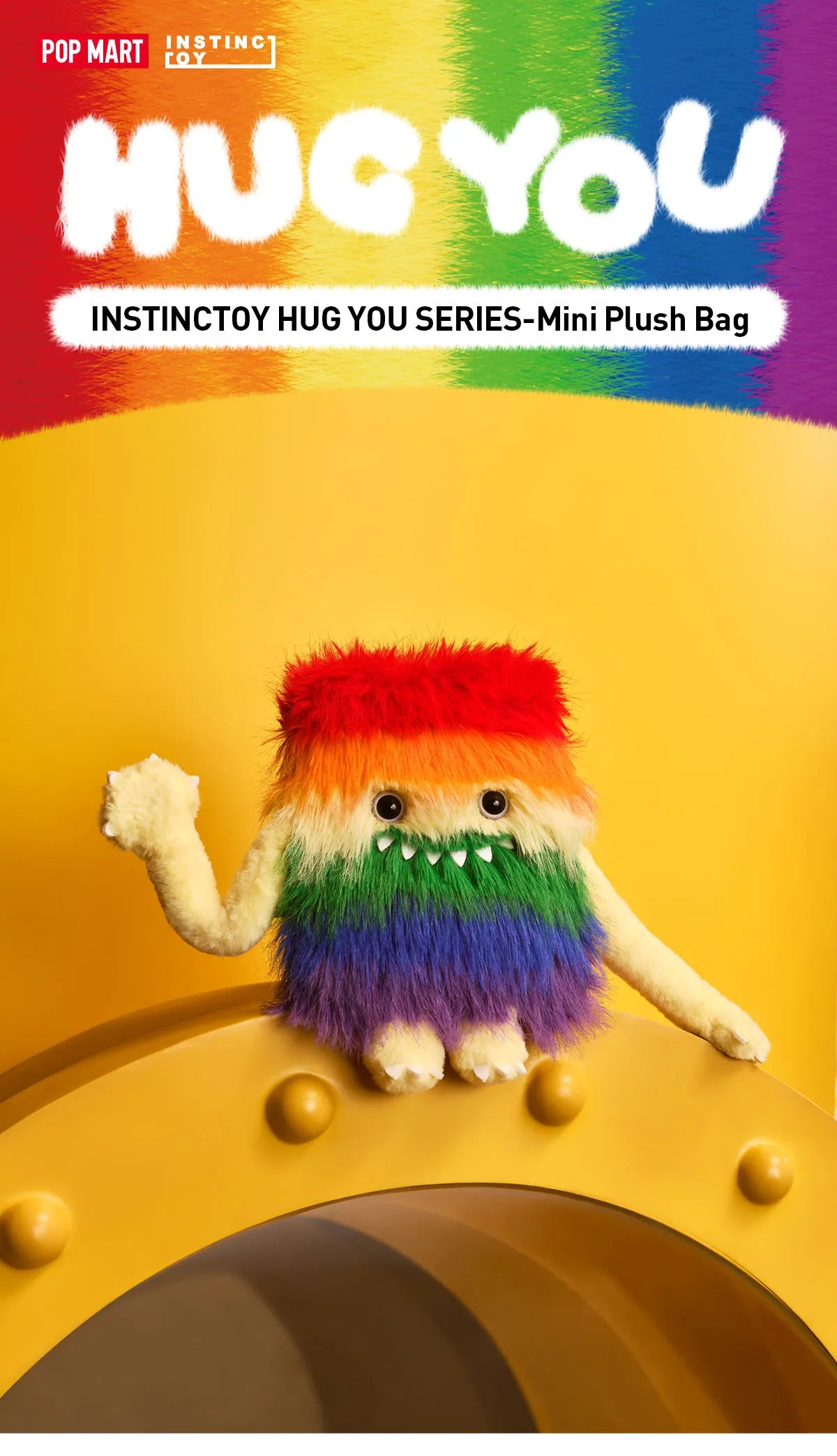 POP MART INSTINCTOY HUG YOU系列-MINI毛絨包 Mini Plush Bag